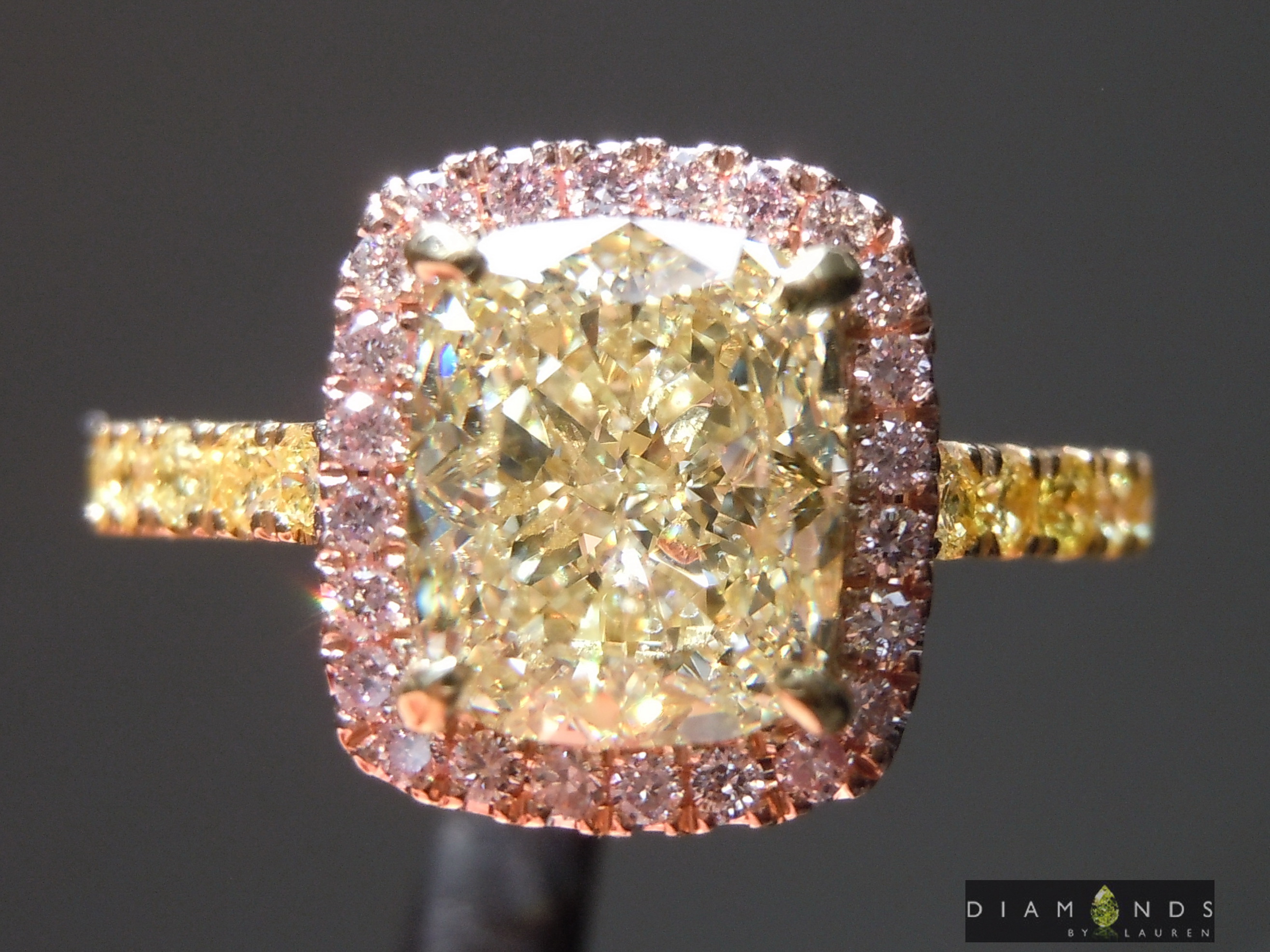 yellow diamond ring
