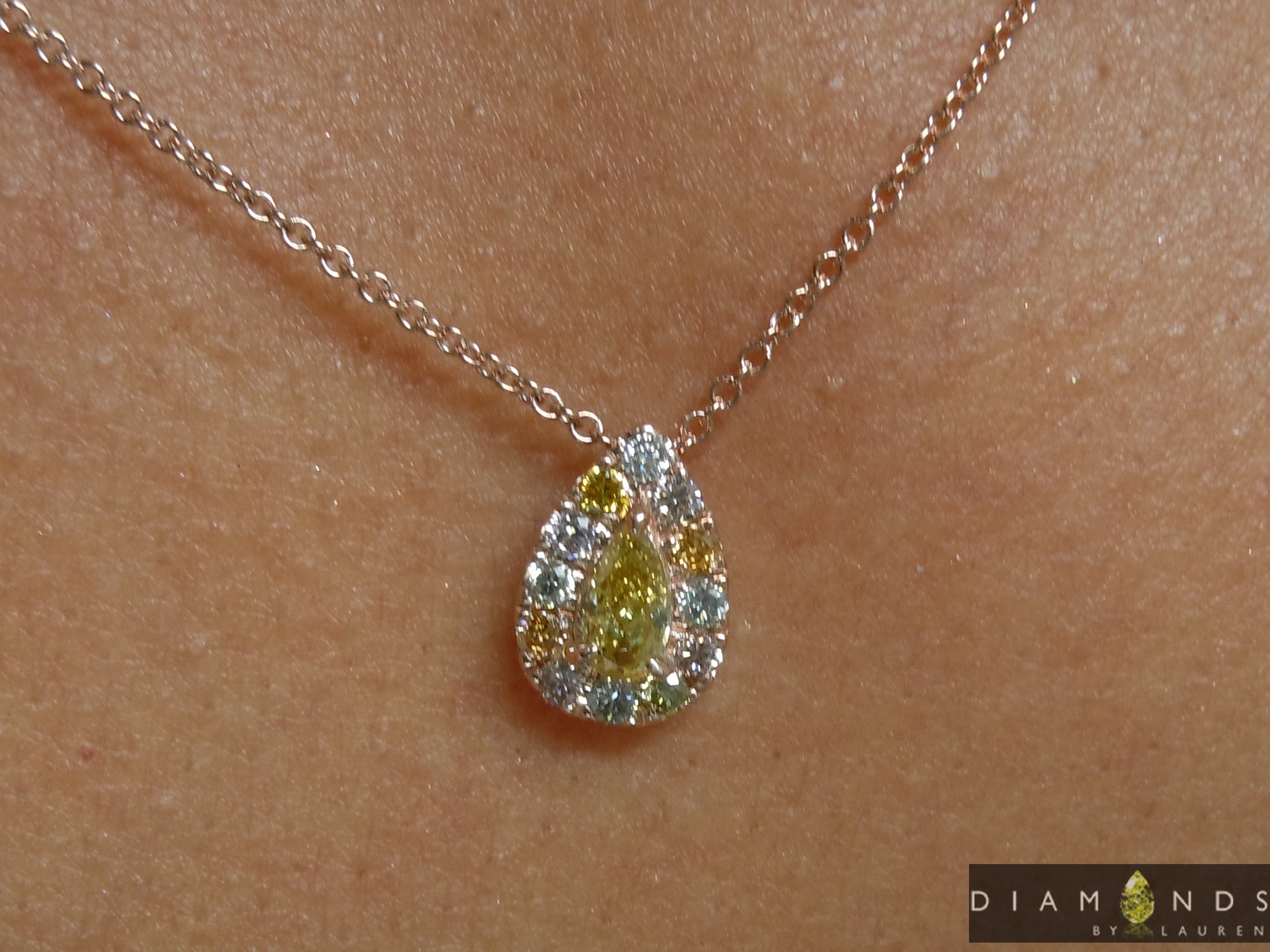 canary diamond necklace