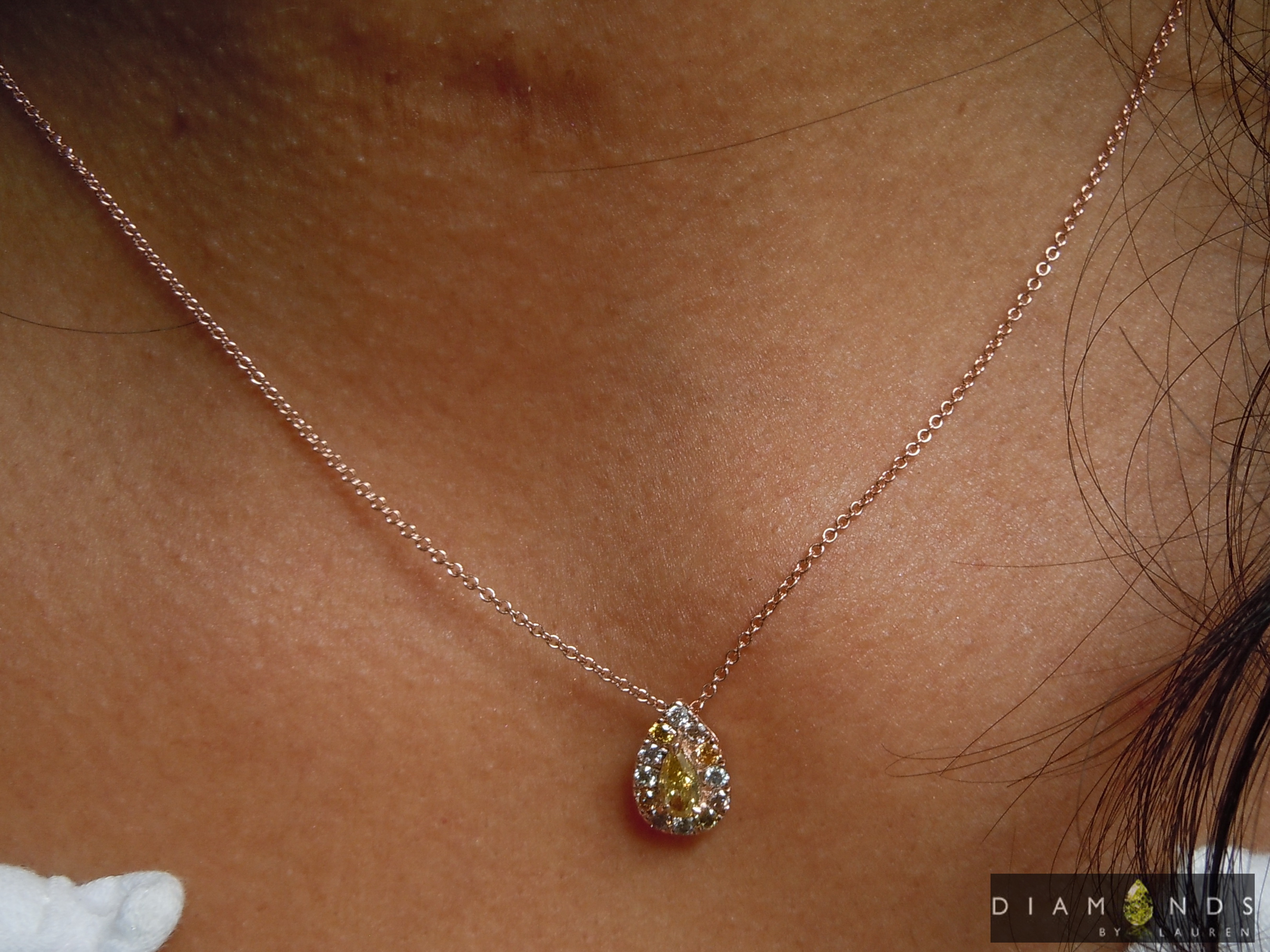 canary diamond necklace