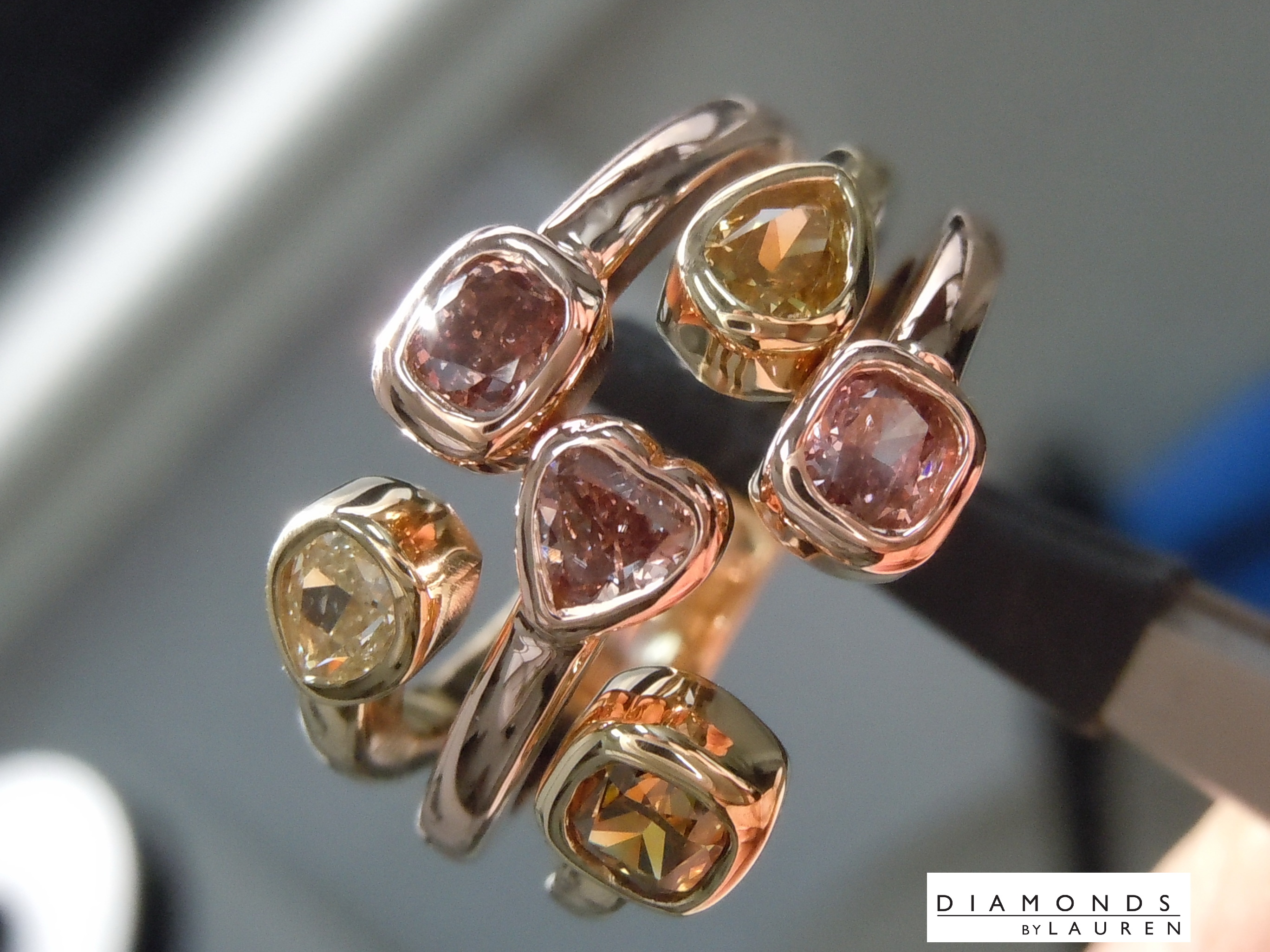 natural fancy diamond ring