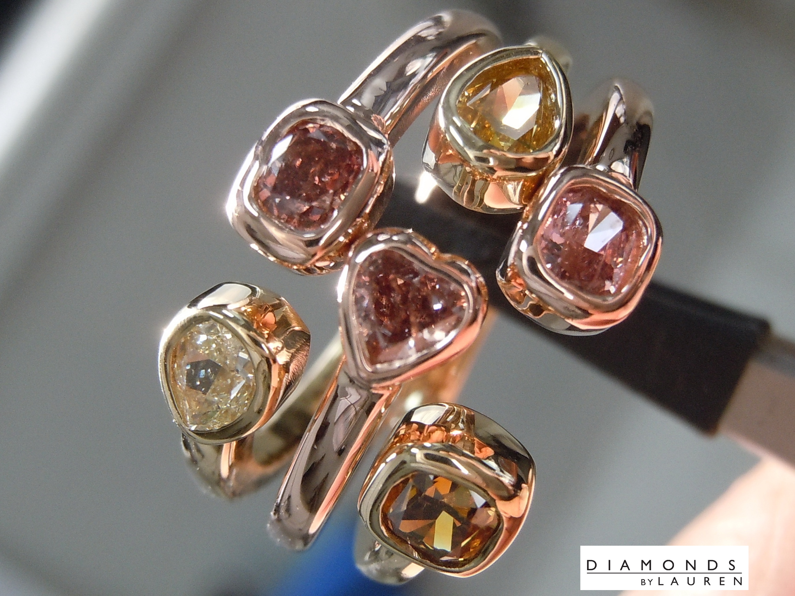 natural fancy diamond ring