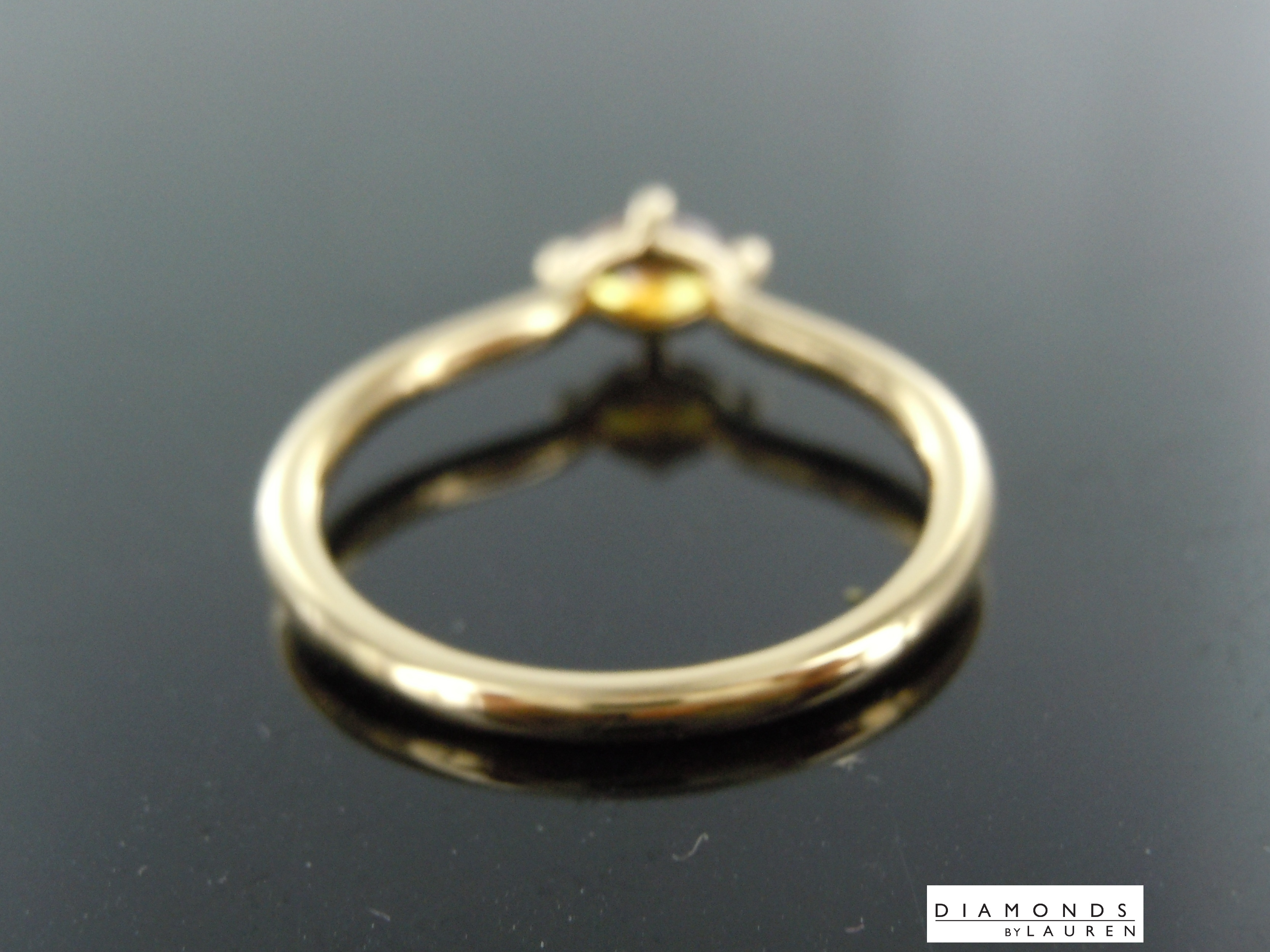 pumpkin diamond ring