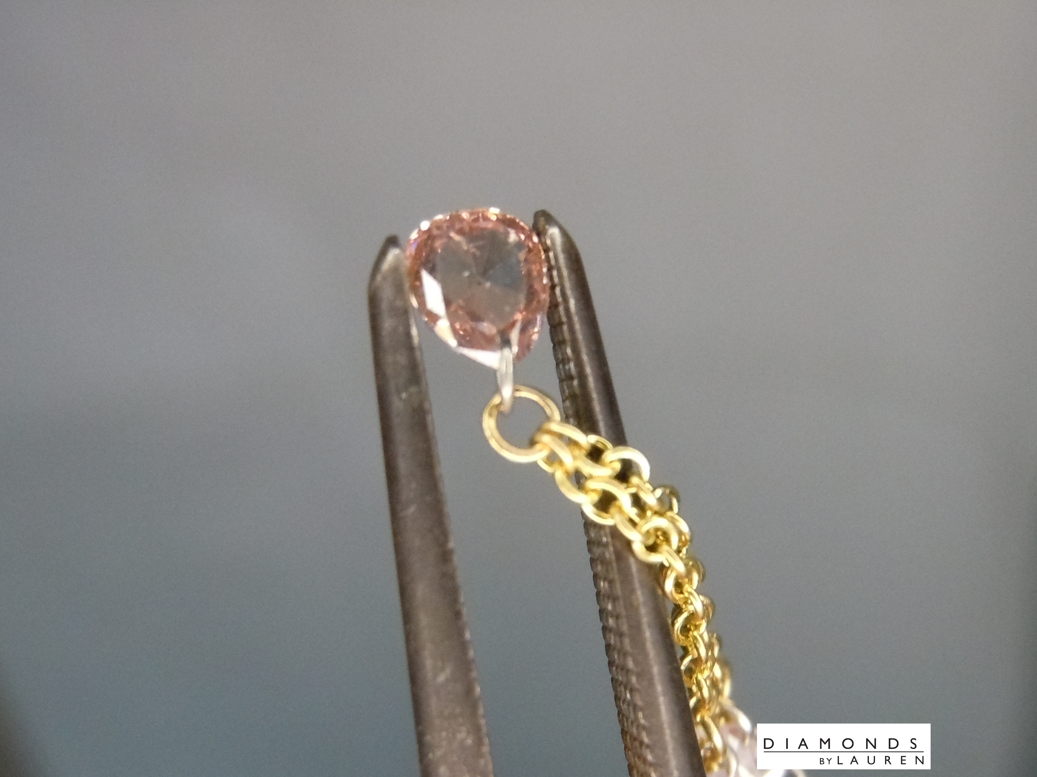 purple diamond necklace