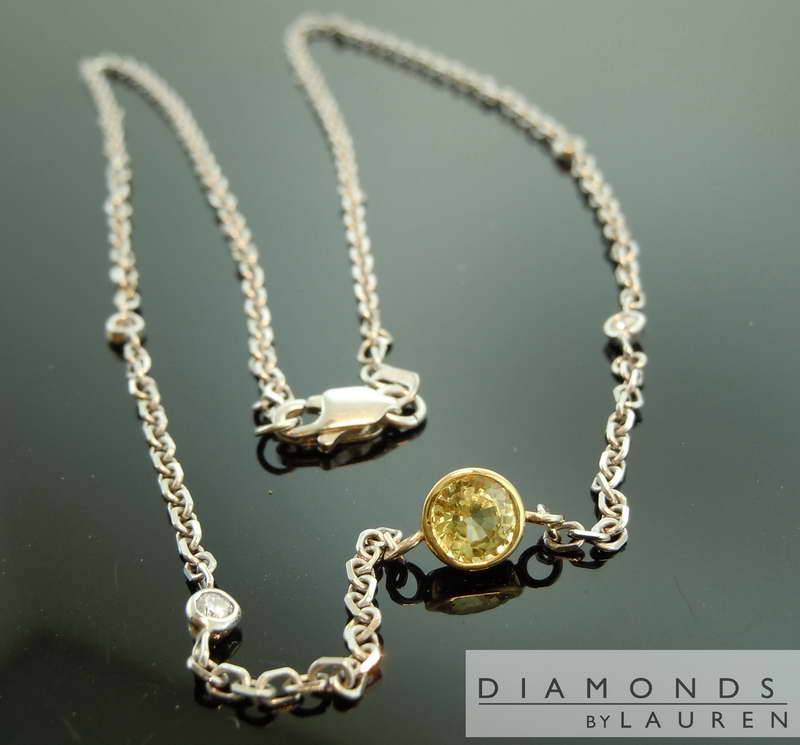 light yellow diamond ring