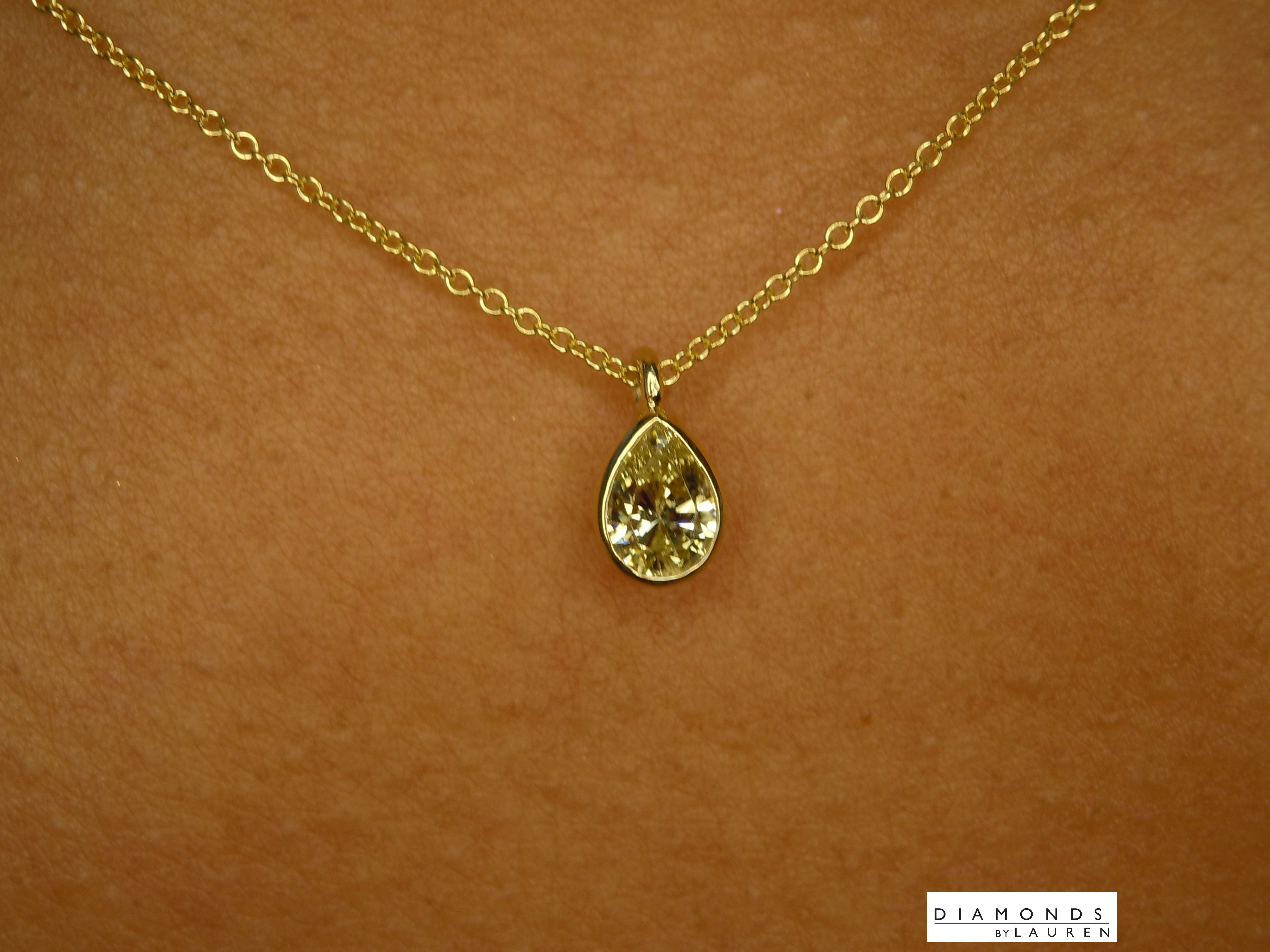 brown diamond necklace