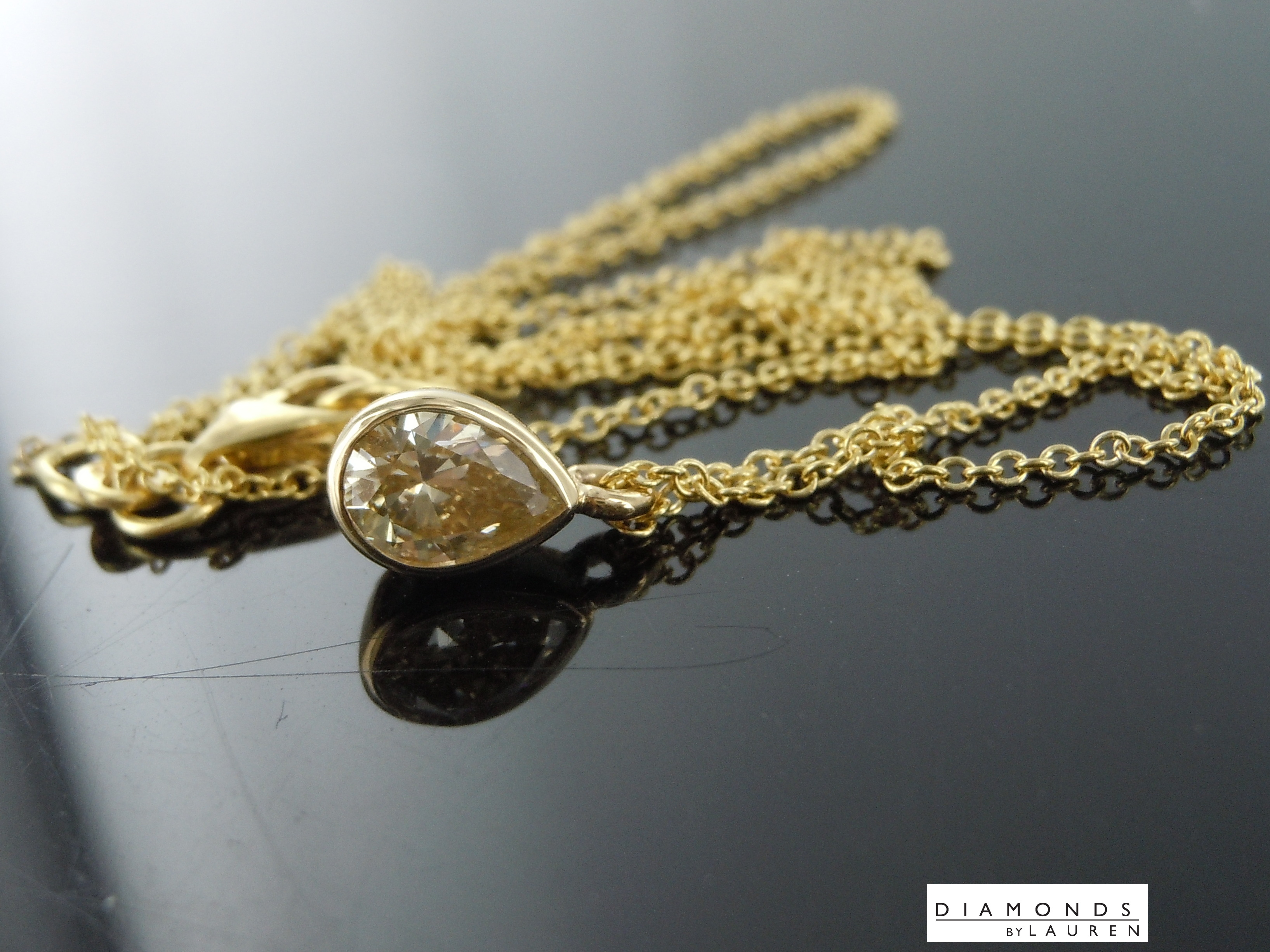 brown diamond necklace
