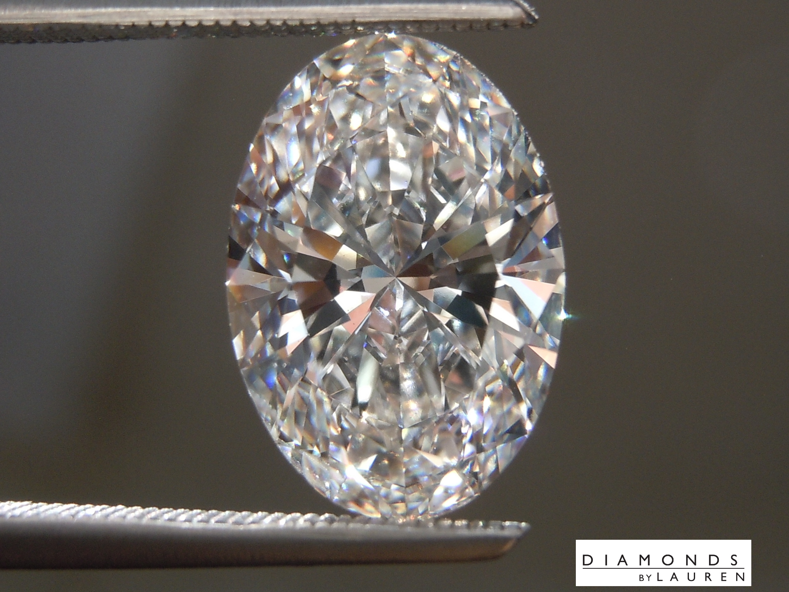 3.02ct F VS1 Oval Shape Lab Grown Diamond R10536
