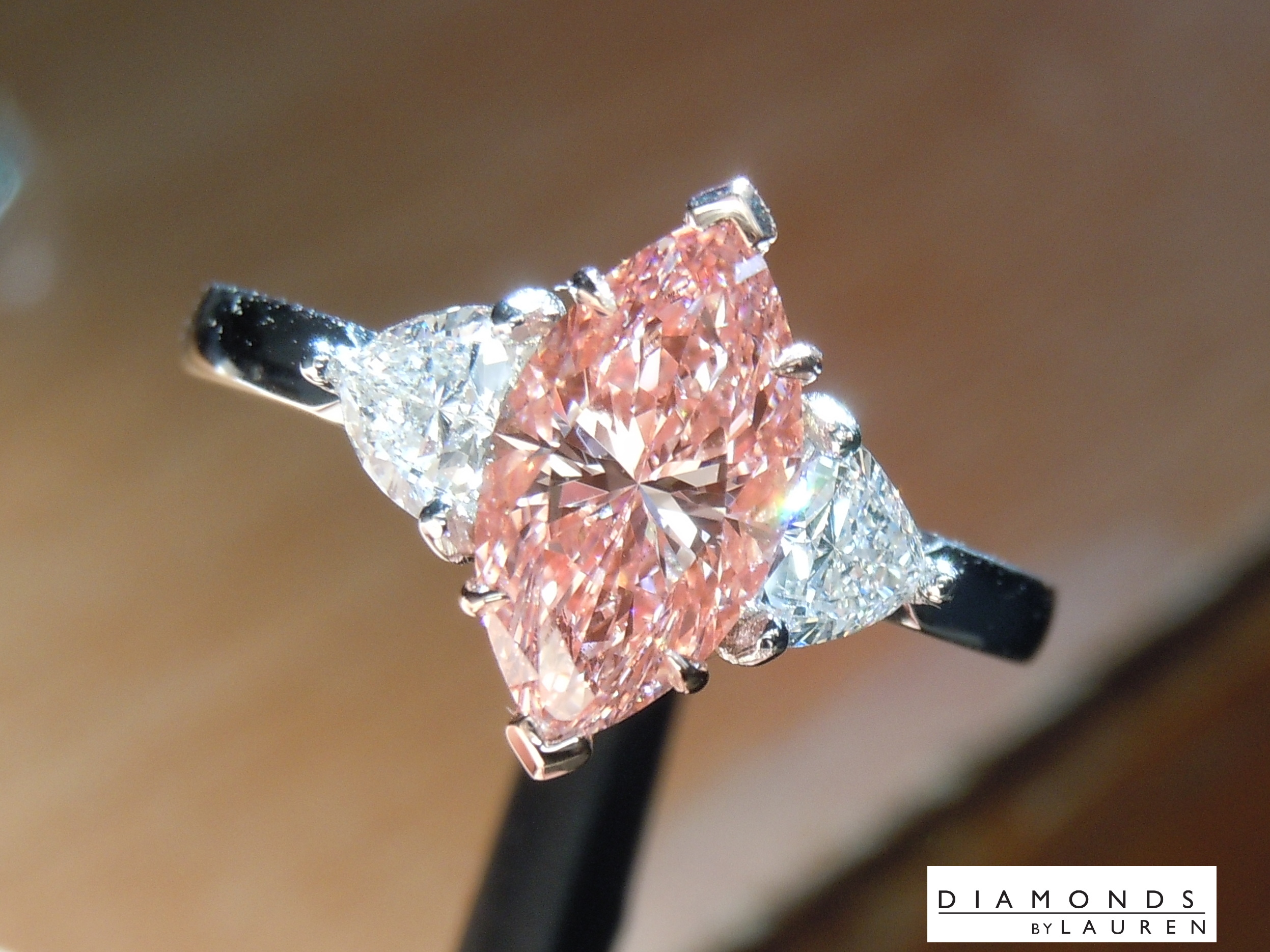 pink diamond ring