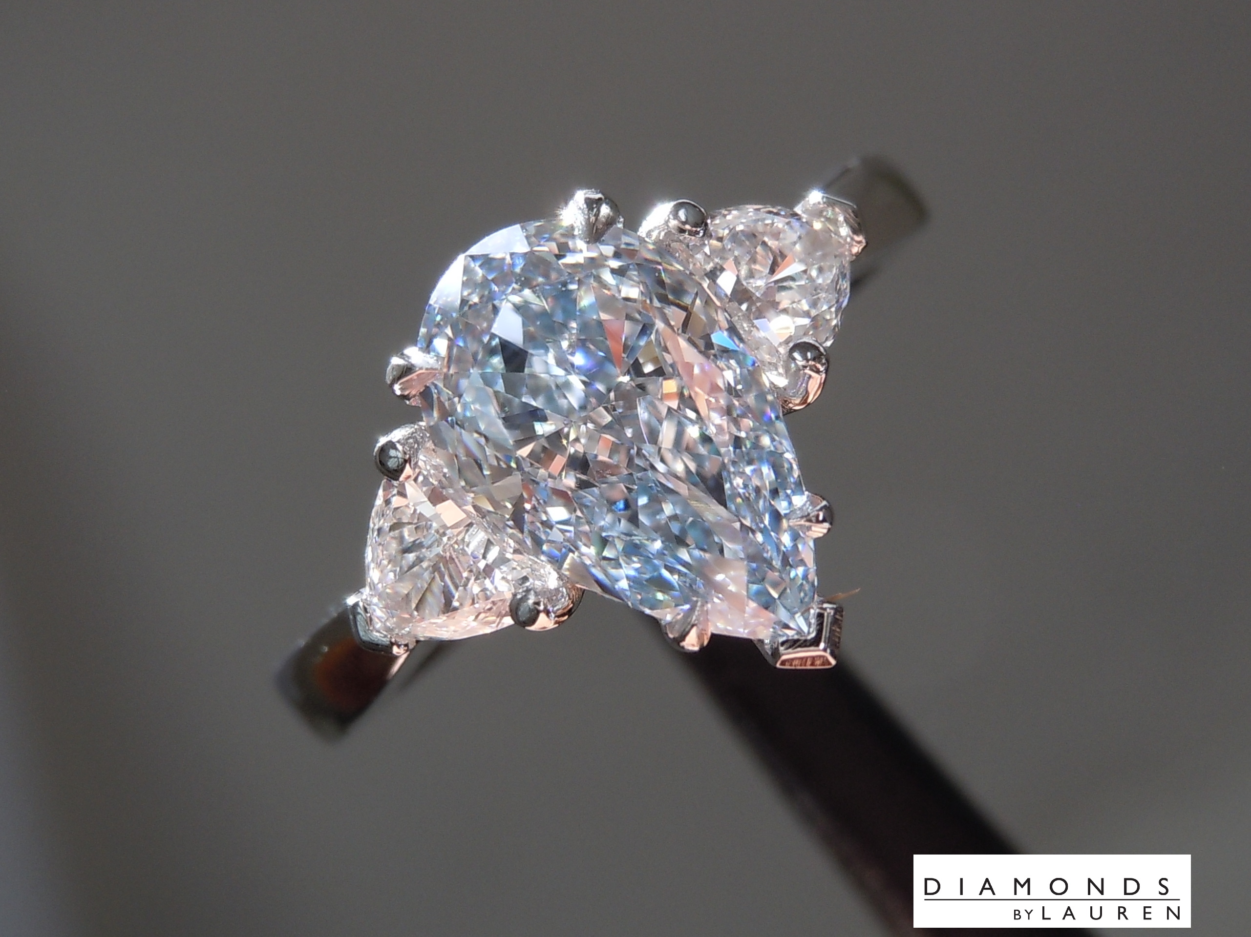 lab diamond ring