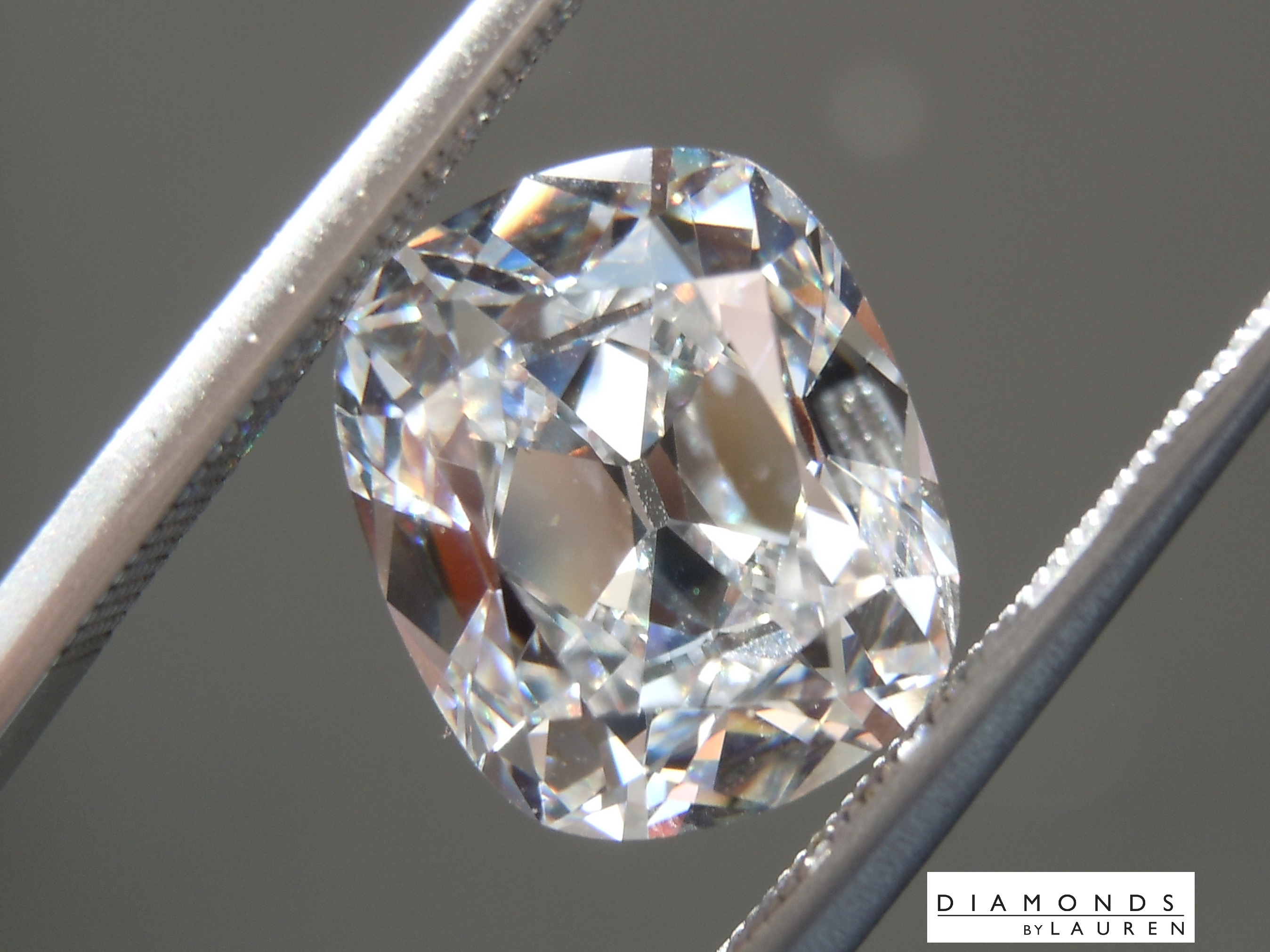 4.24ct F VVS2 Cushion Cut Lab Grown Diamond R10588