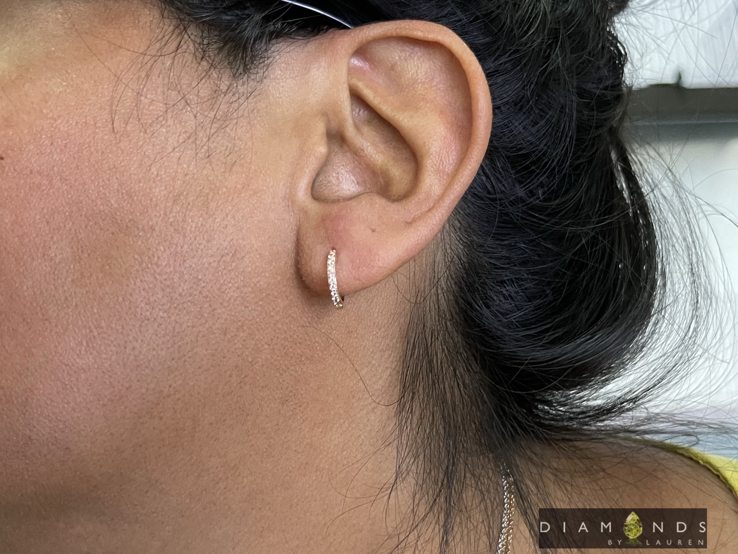 pink diamond earrings