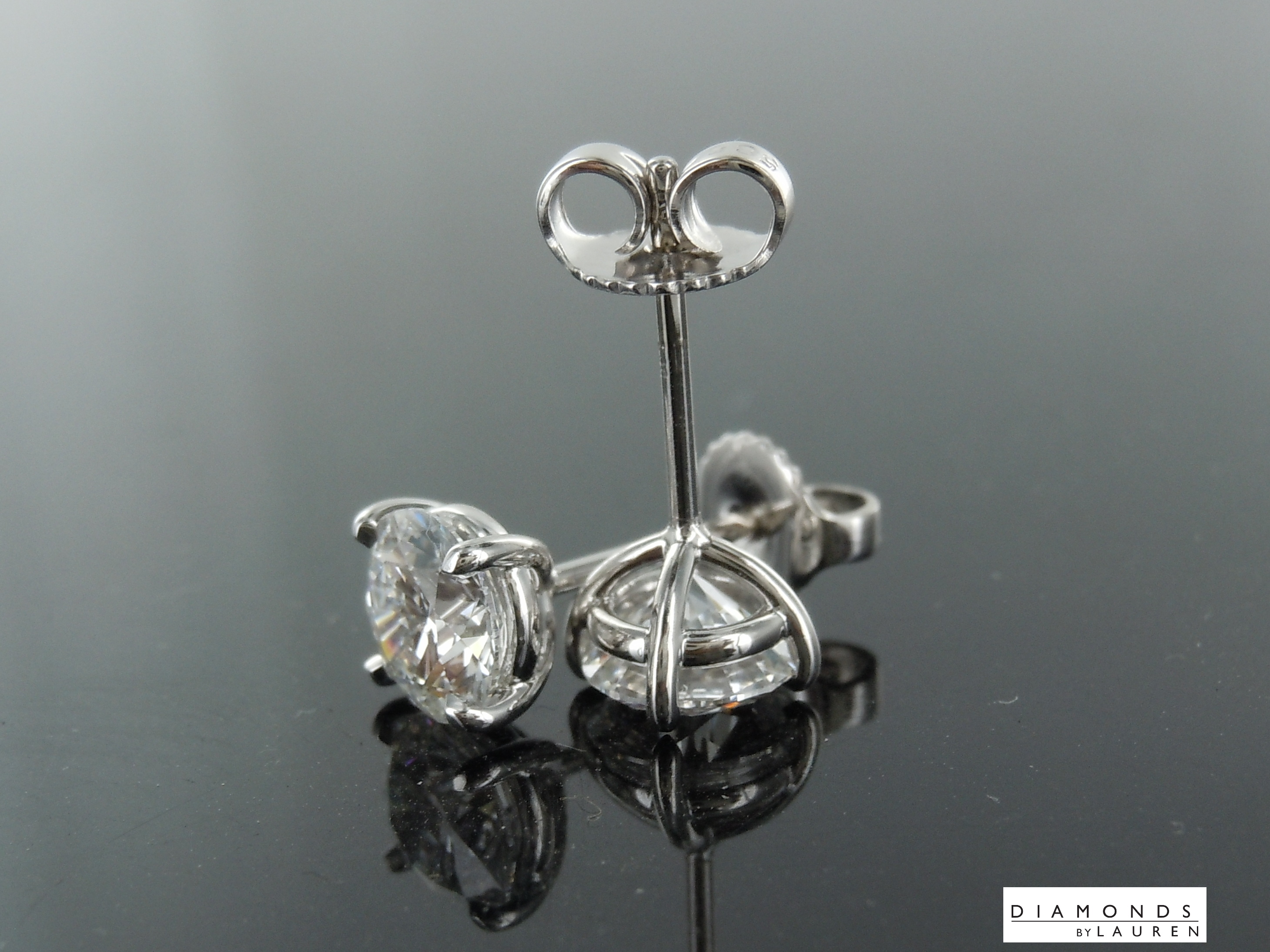 lab diamond earrings