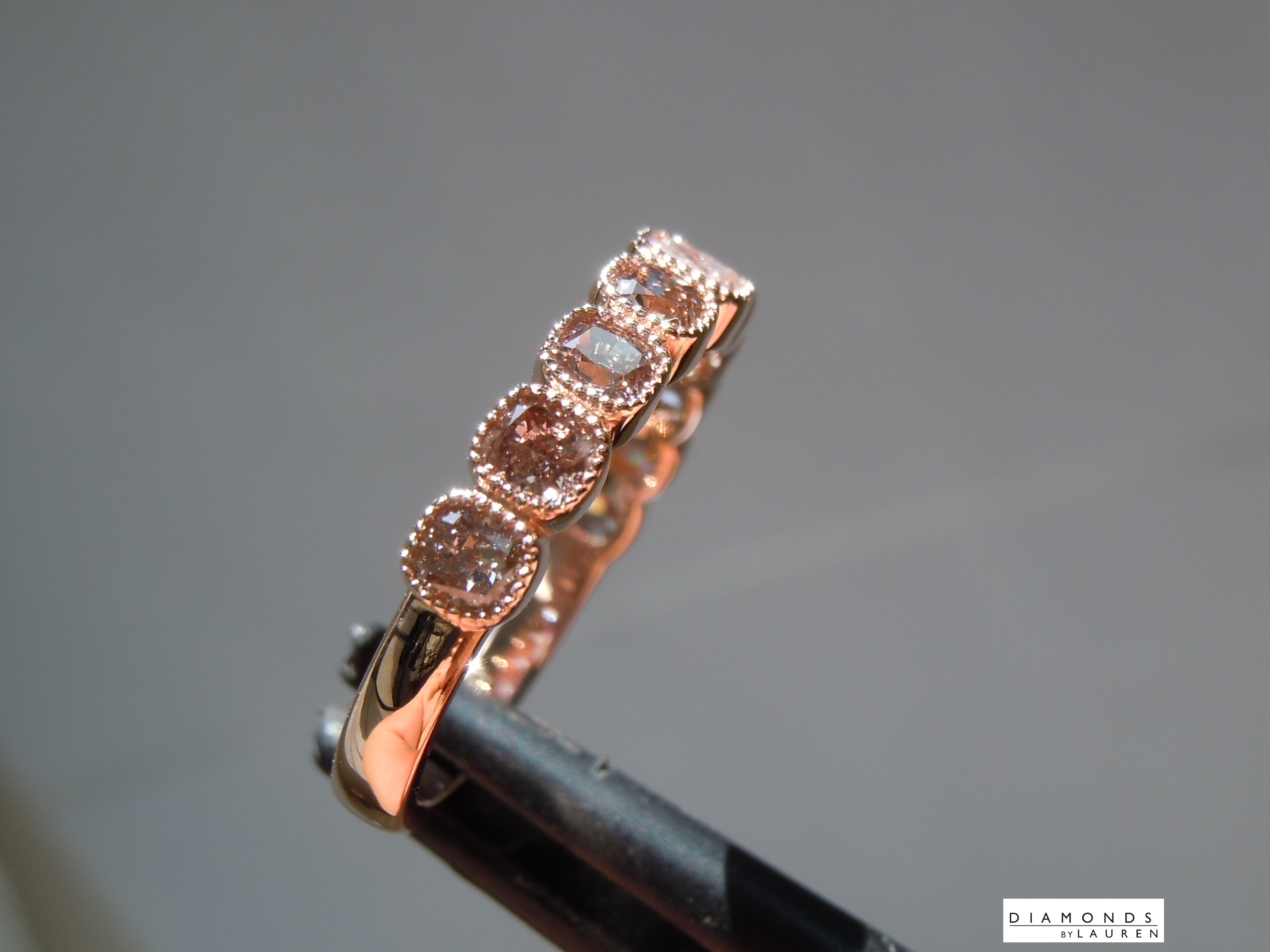 brown diamond ring