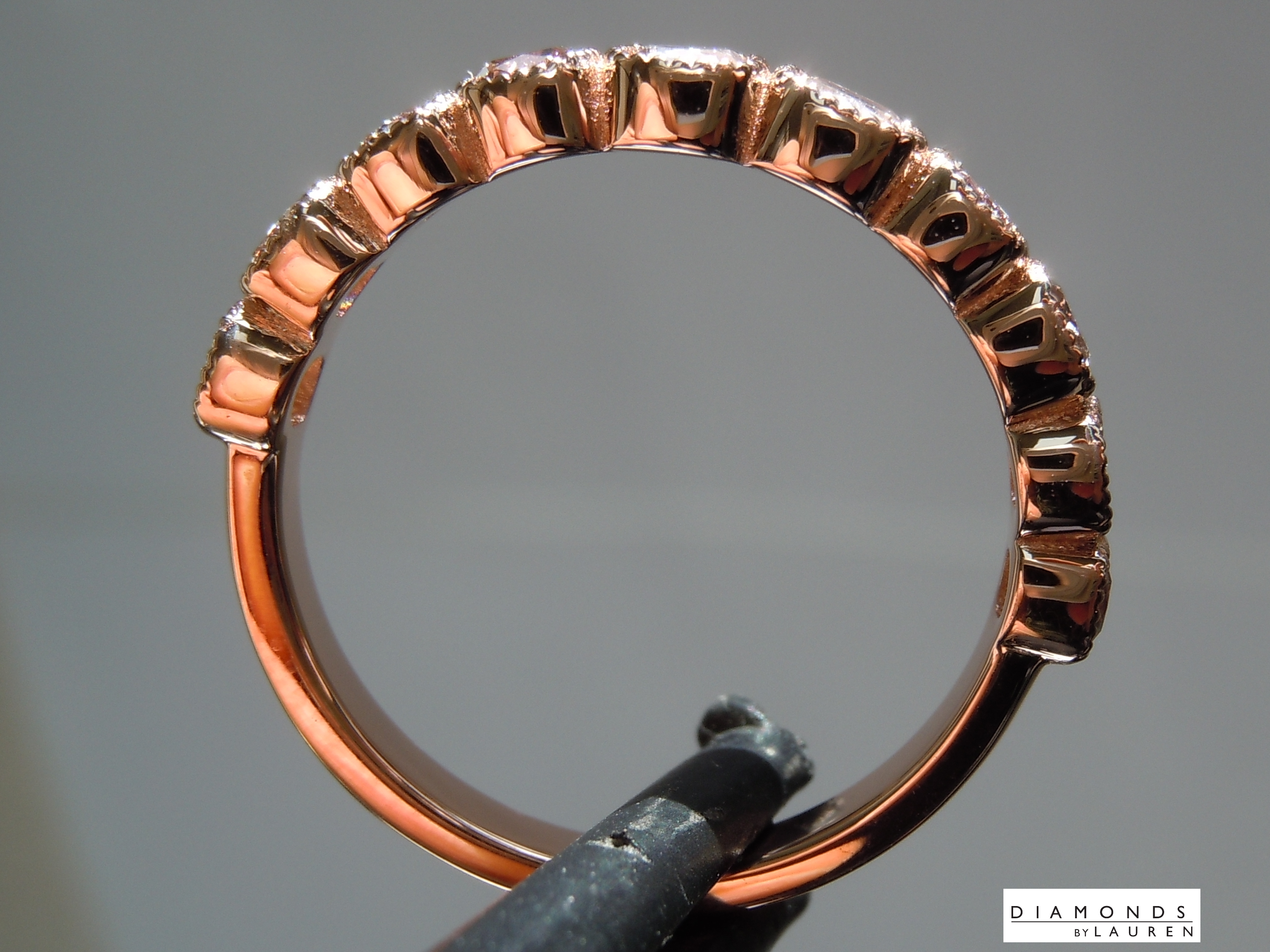 light brown diamond ring