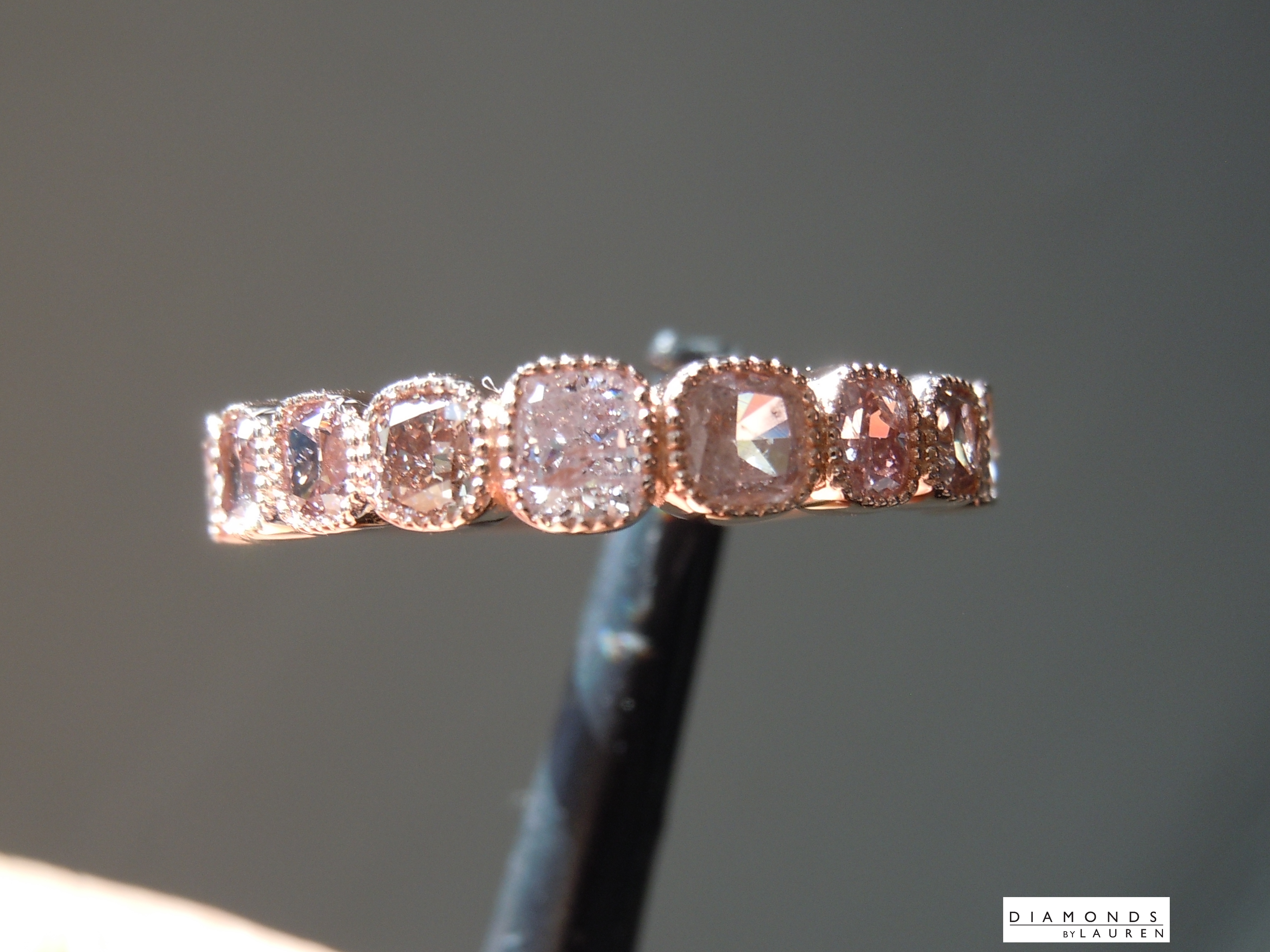 brown diamond ring