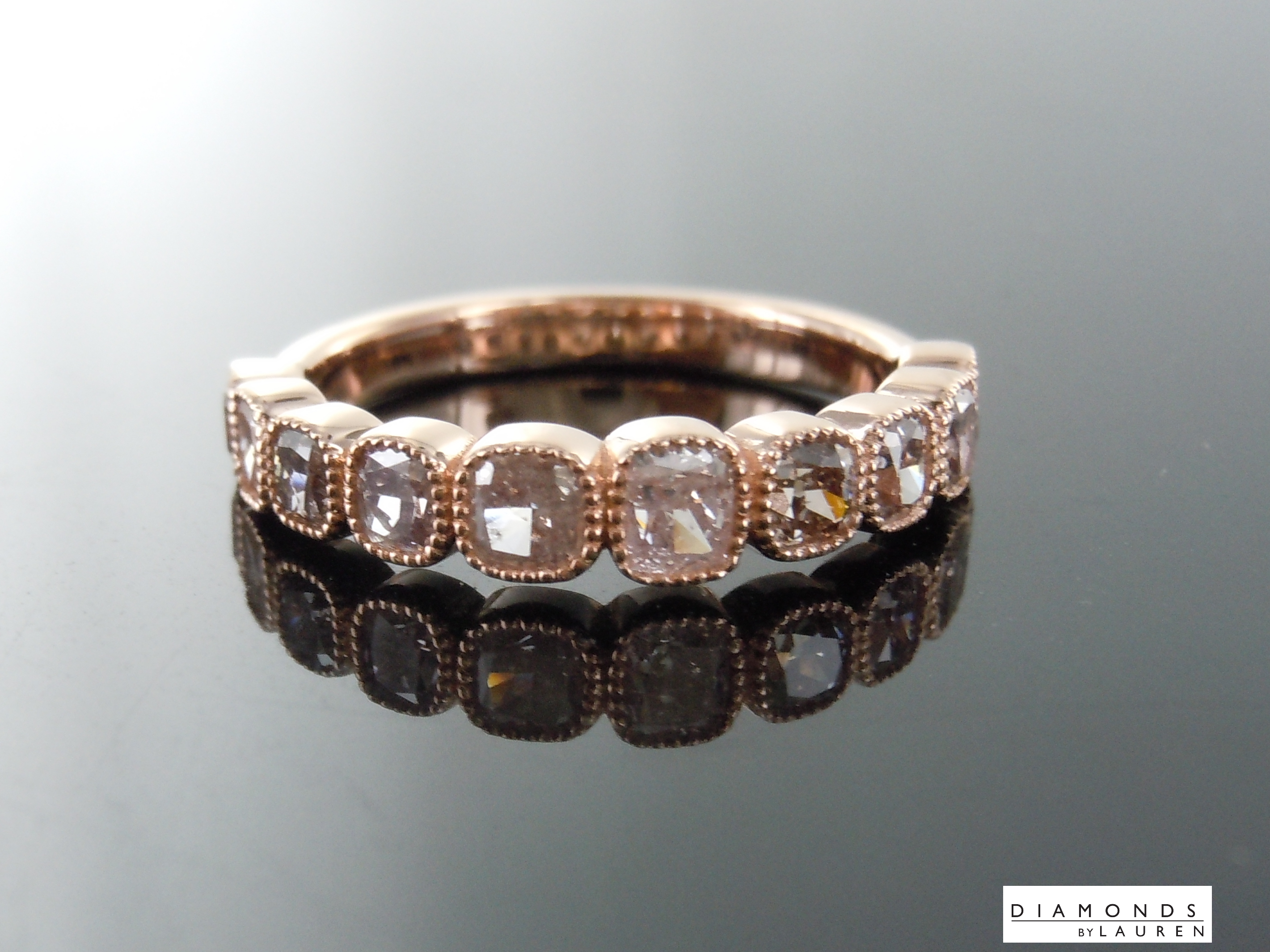 light brown diamond ring