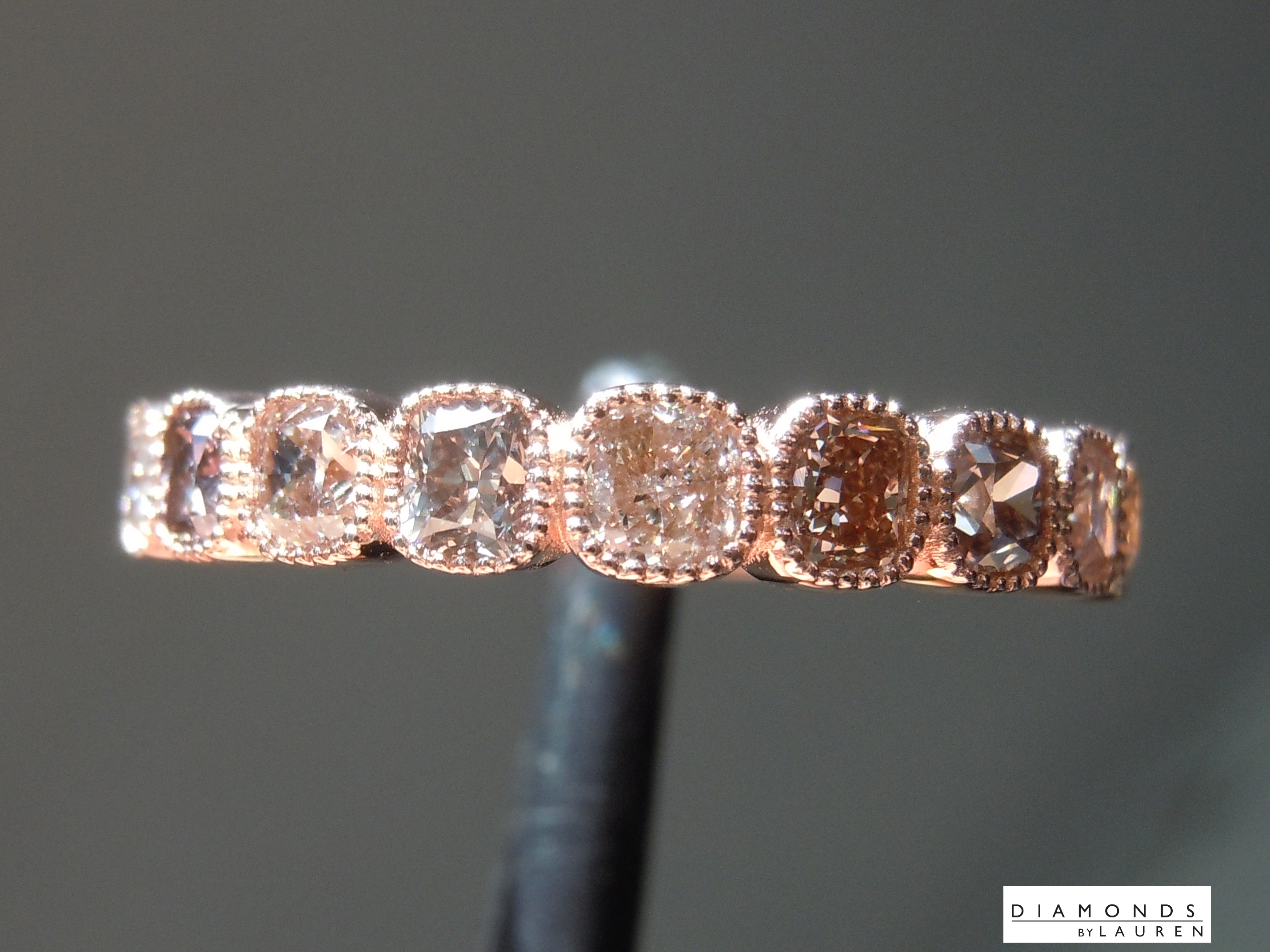 brown diamond ring