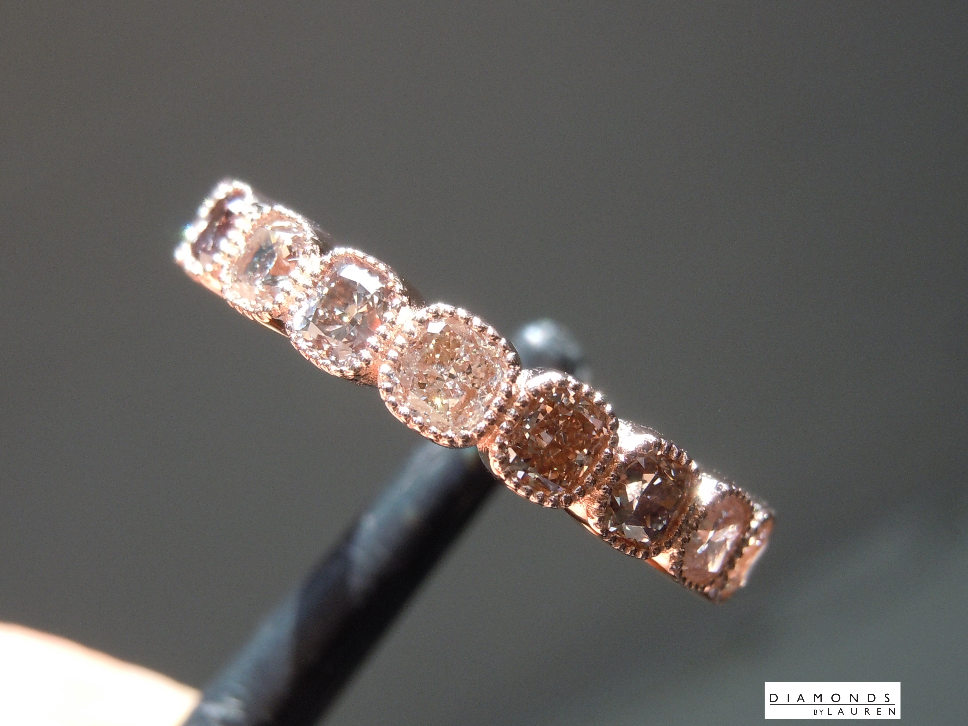 brown diamond ring