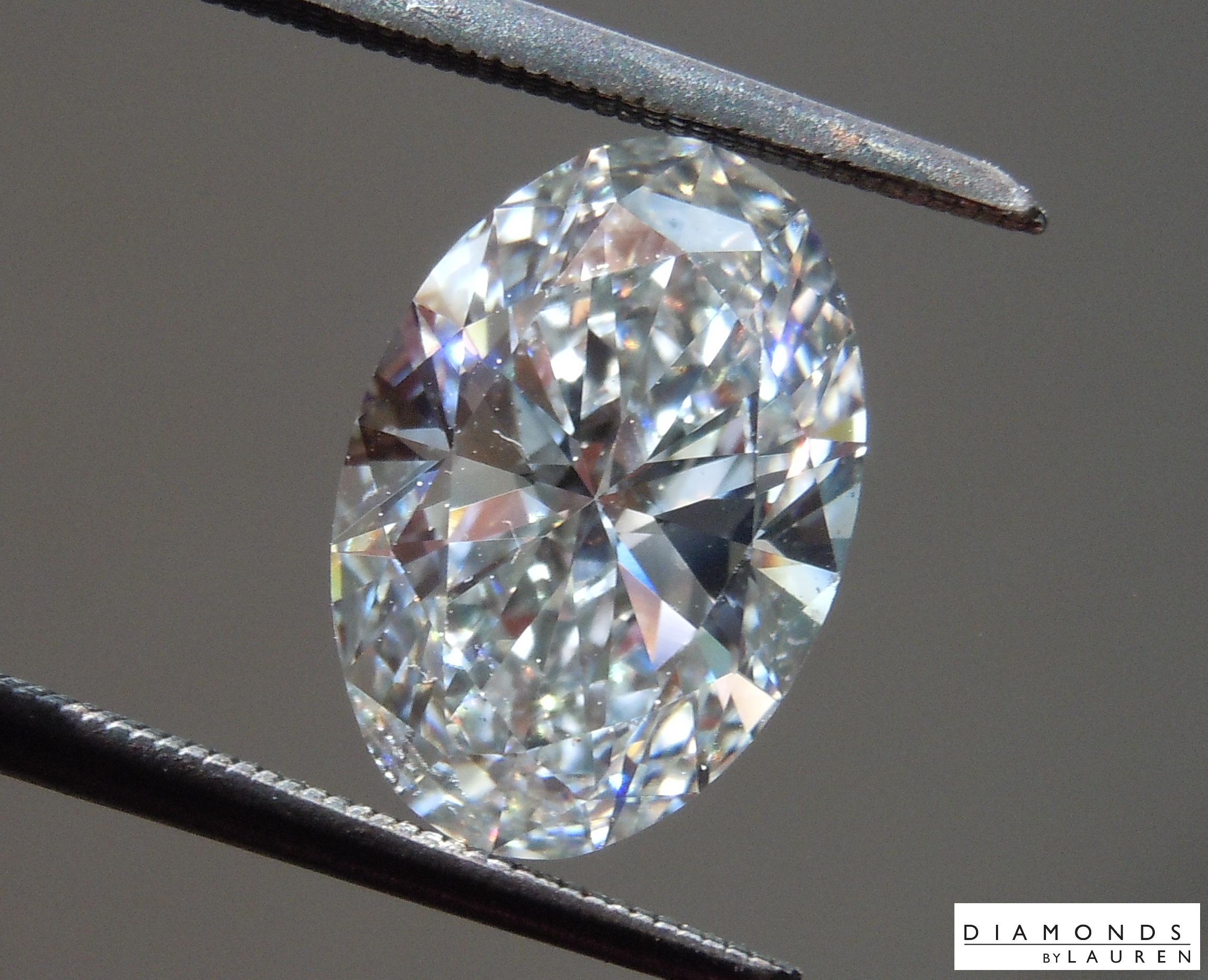 3.01ct F VS1 Oval Shape Lab Grown Diamond R10644
