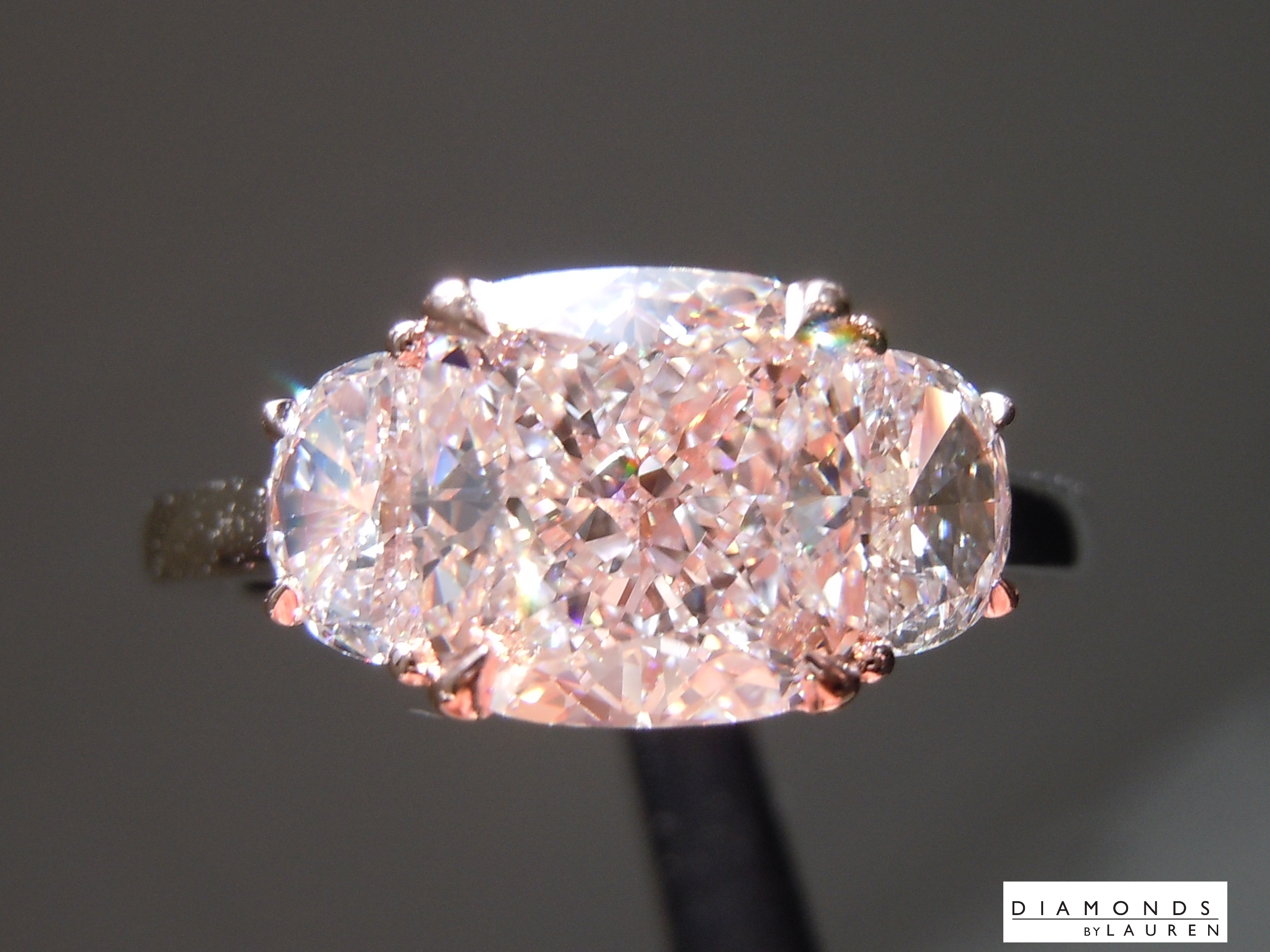 pink diamond ring