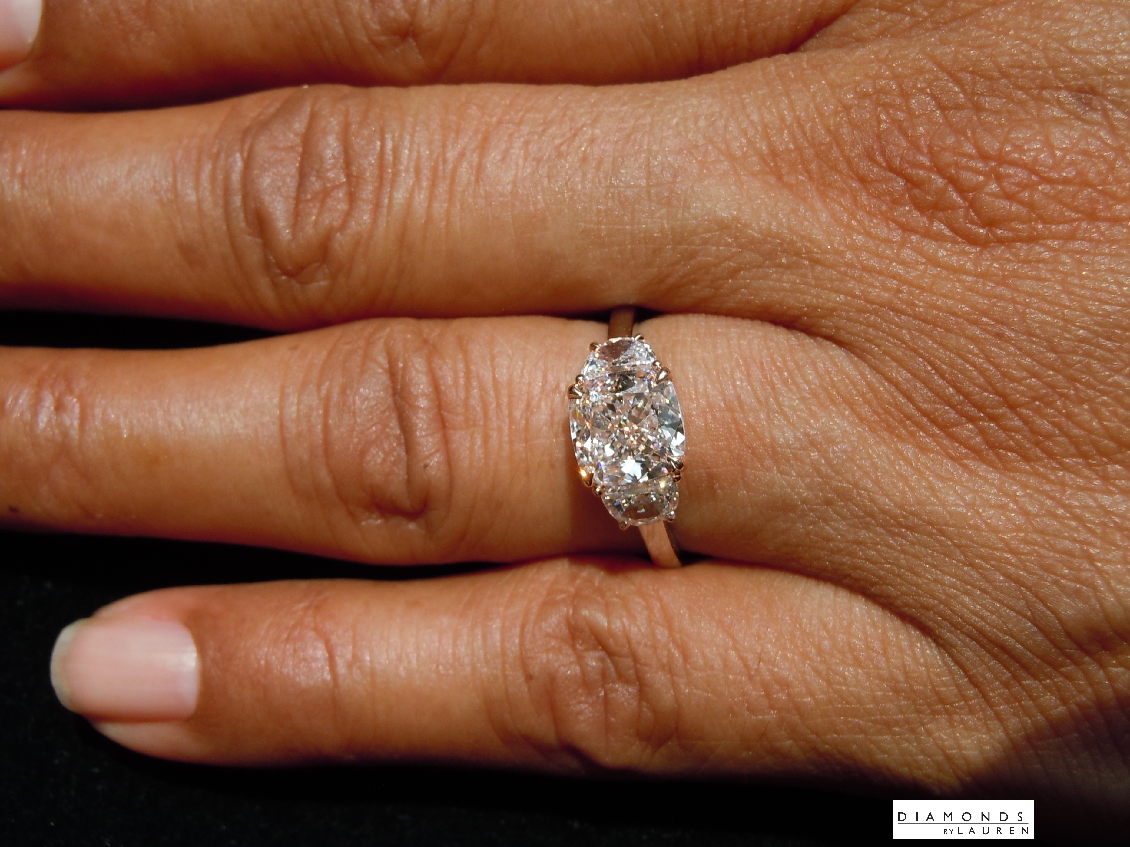 lab diamond ring