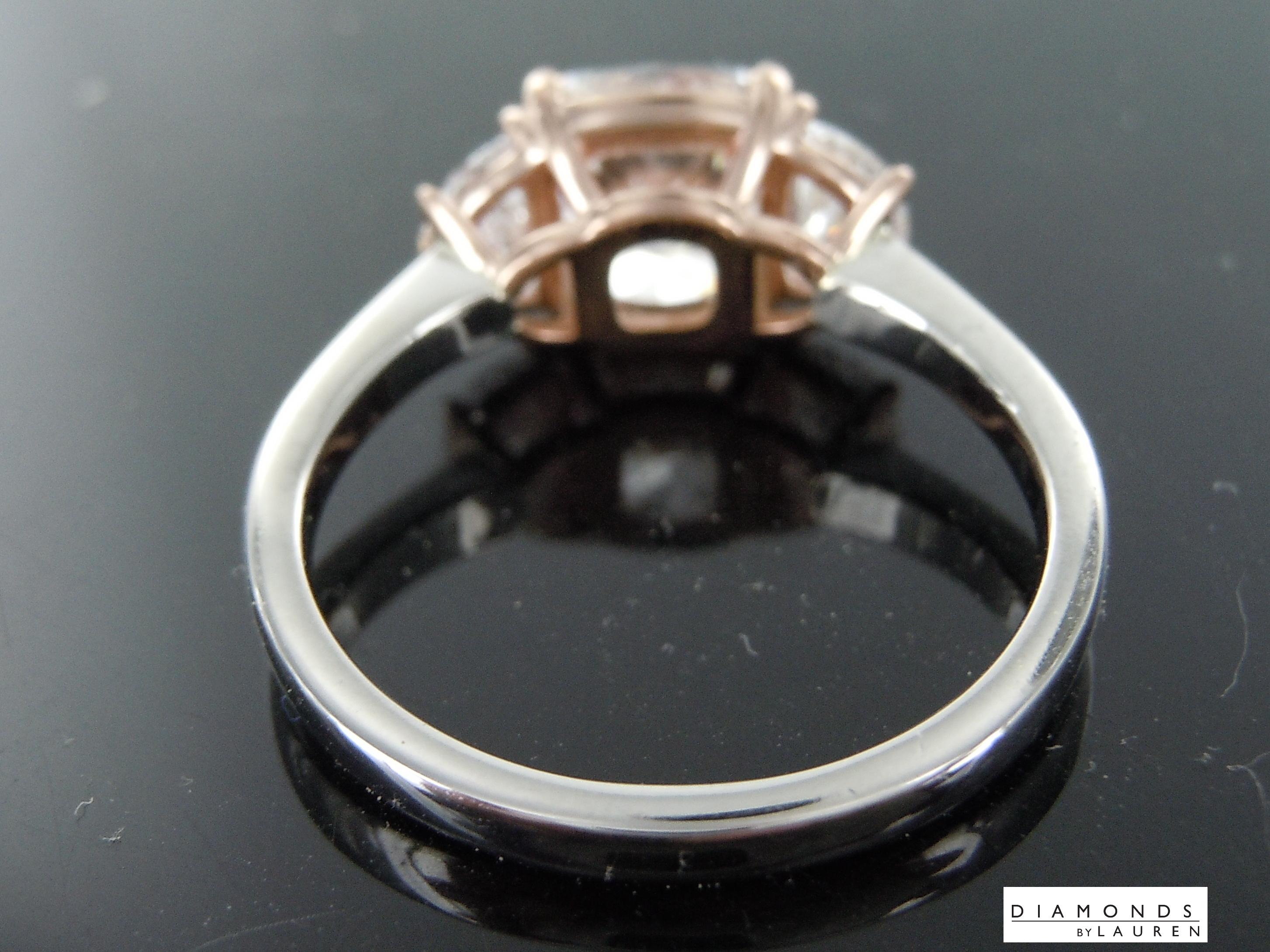light pink diamond ring