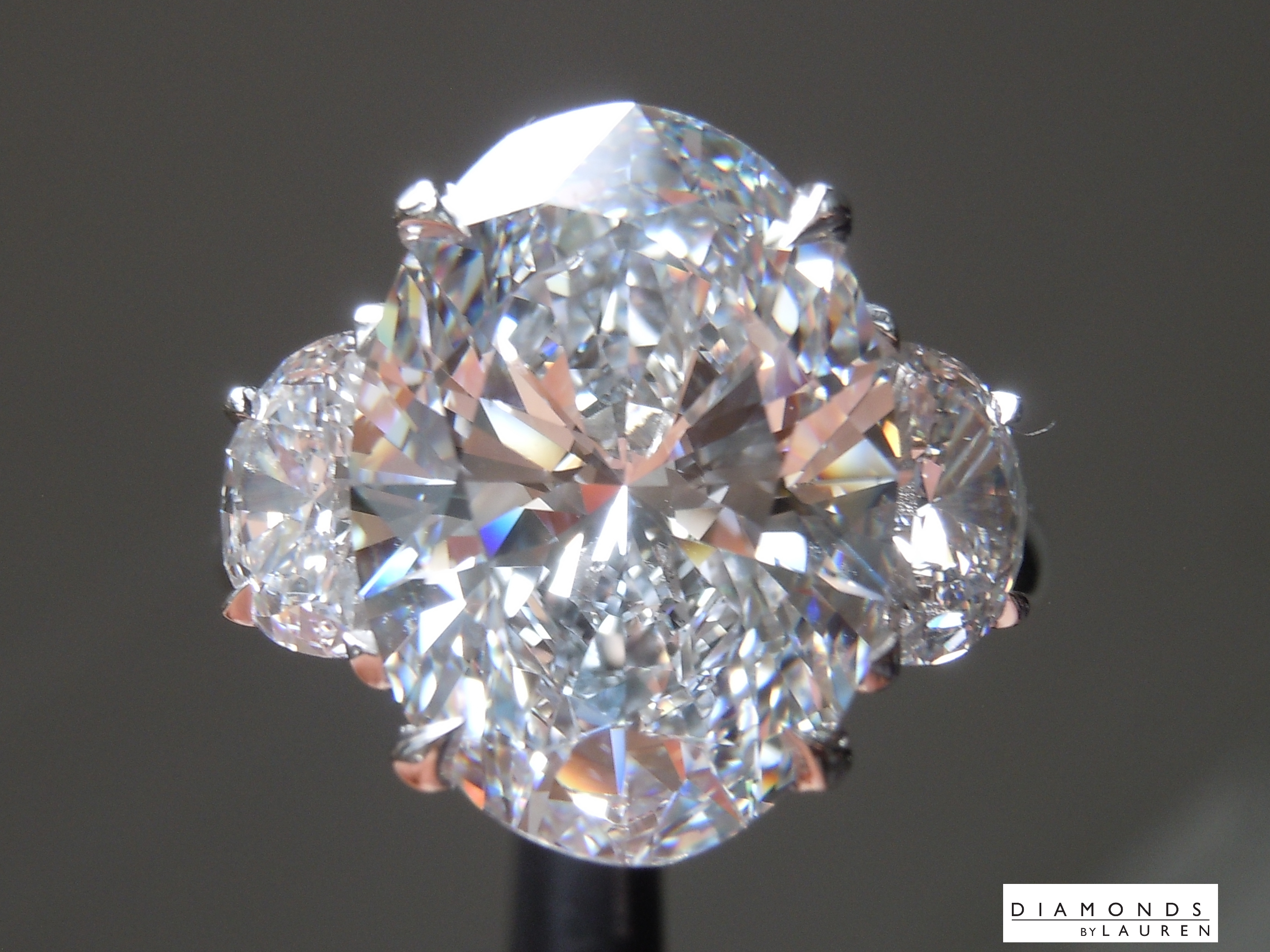 lab diamond ring
