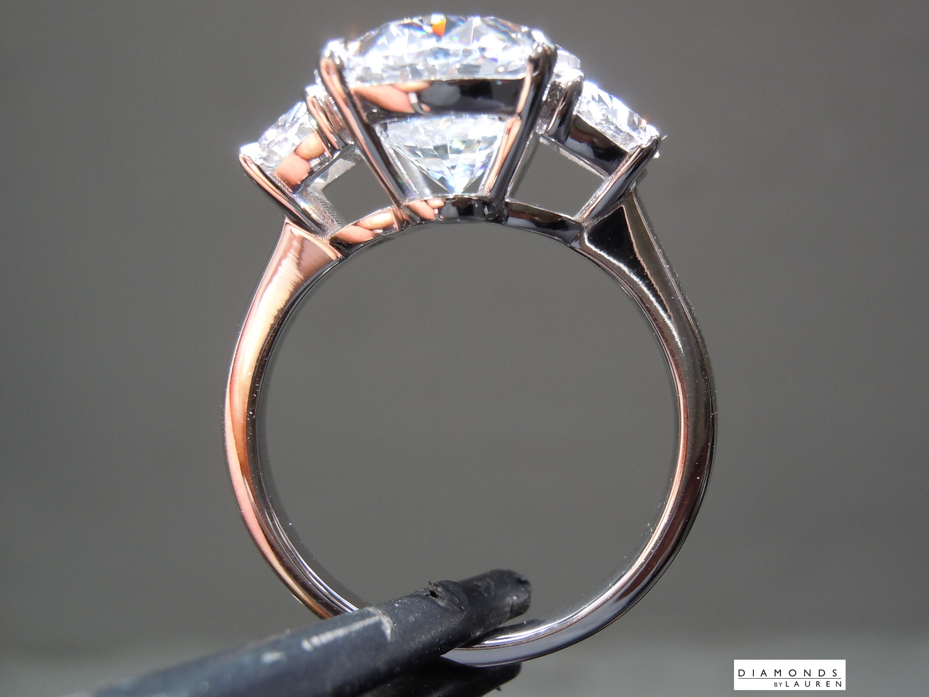 blue diamond ring