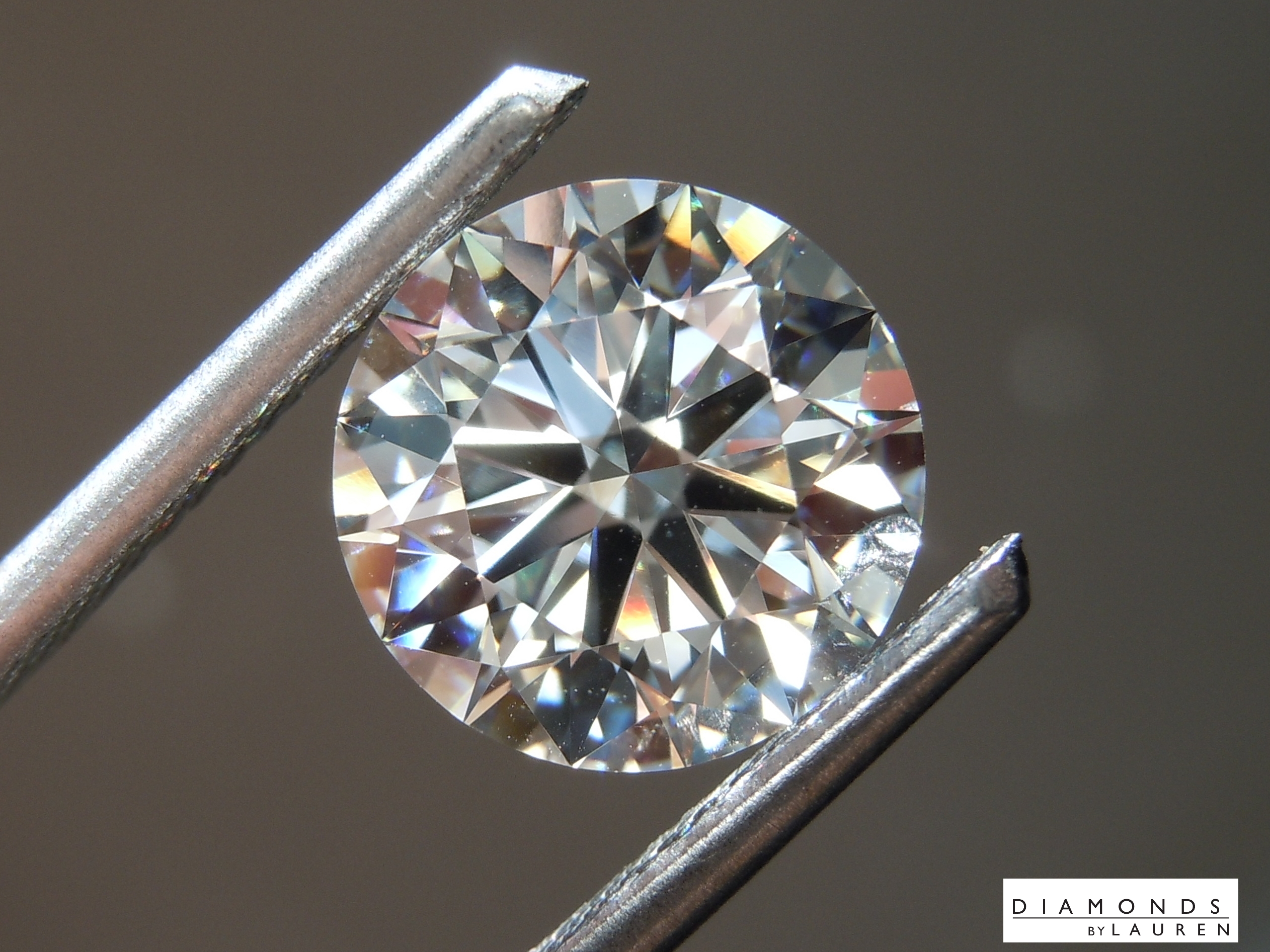 colorless lab diamond necklace