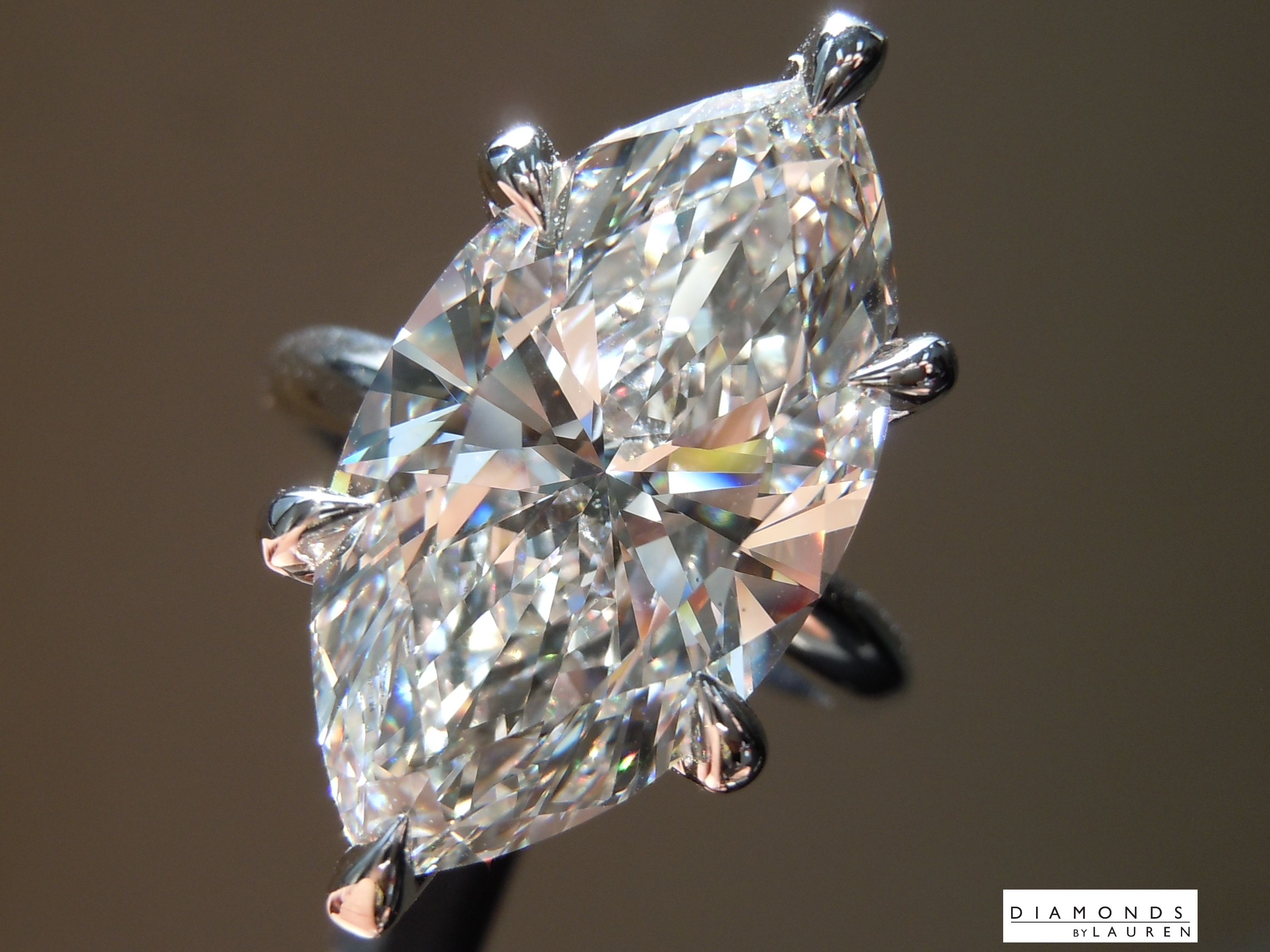 8.53ct H VS1 Marquise Lab Grown Diamond Ring R10711