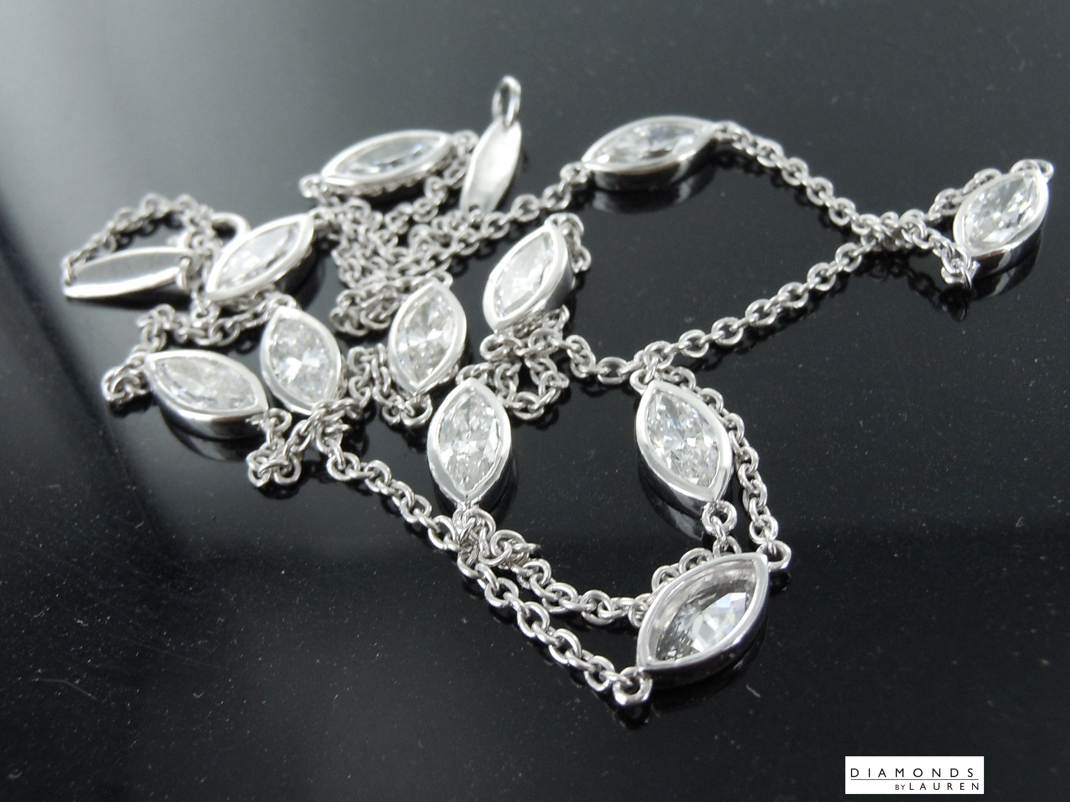 lab diamond necklace