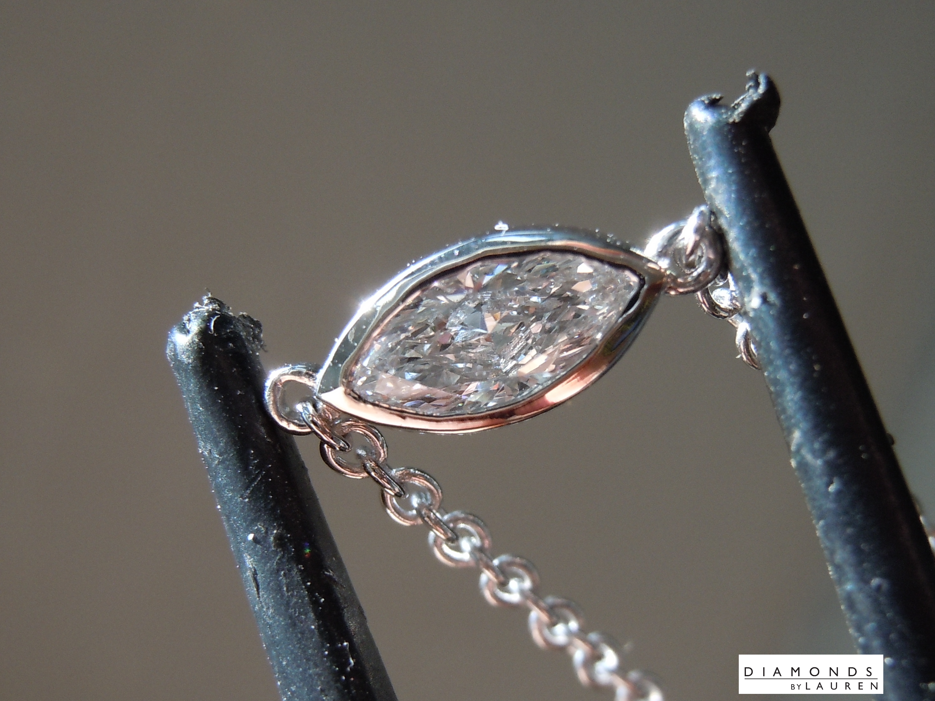 lab diamond necklace