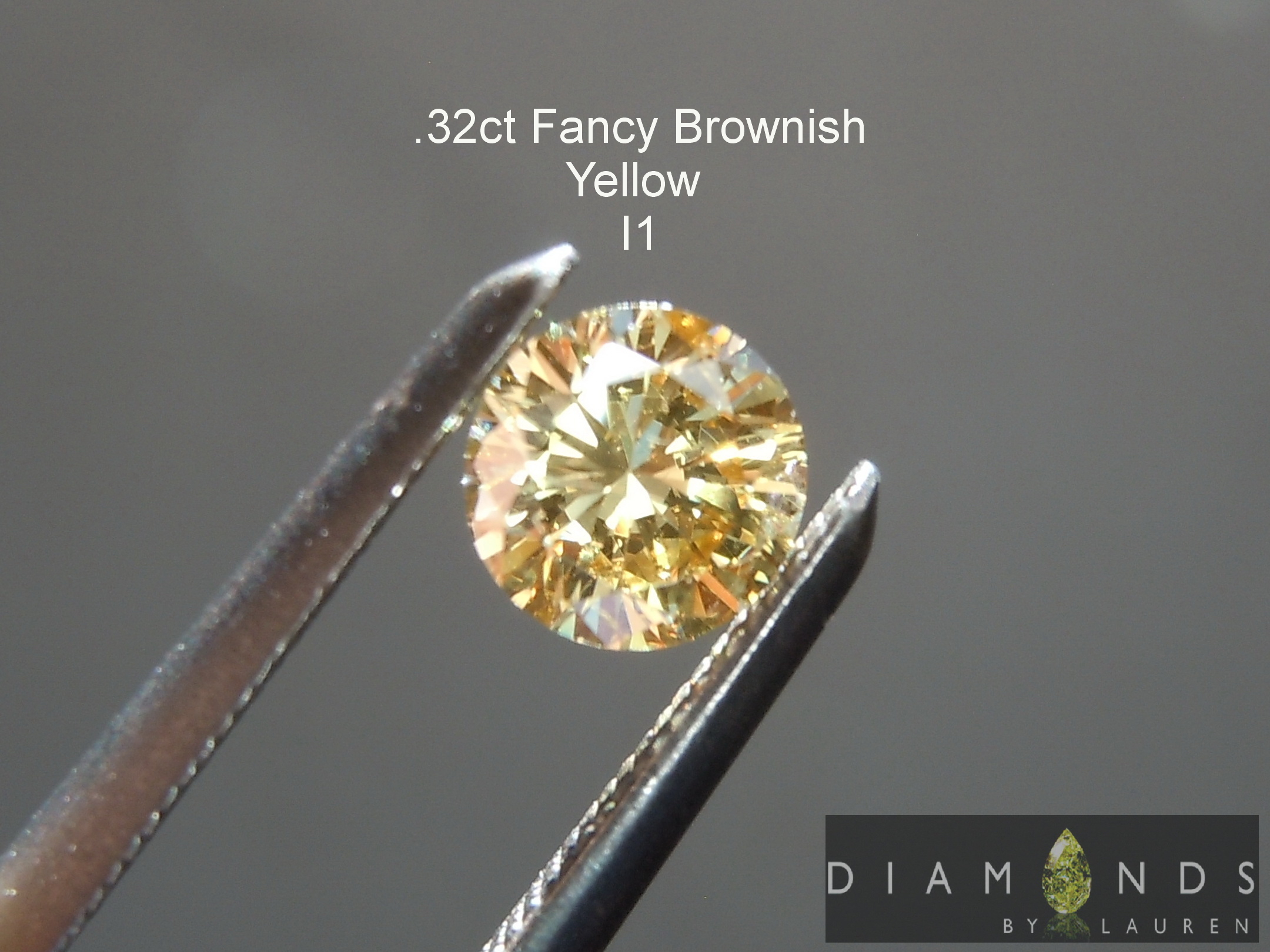 natural yellow diamond earrings