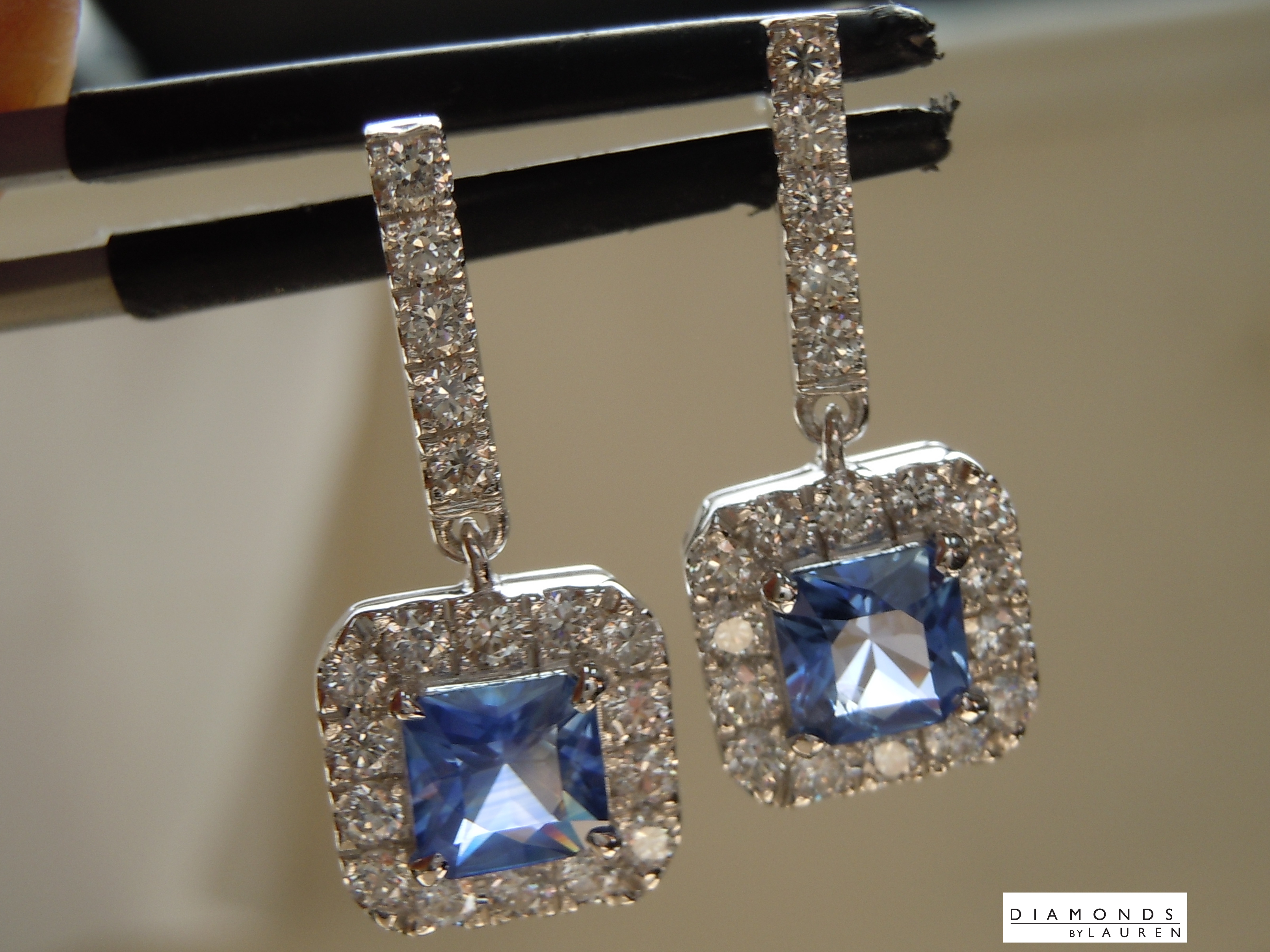 sapphire earrings