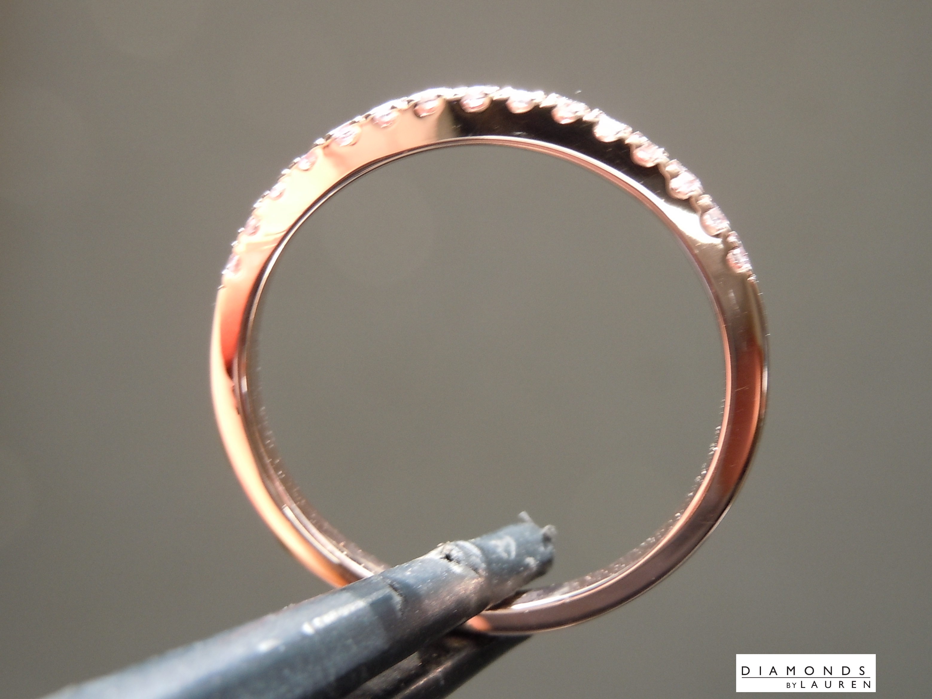 natural pink diamond ring