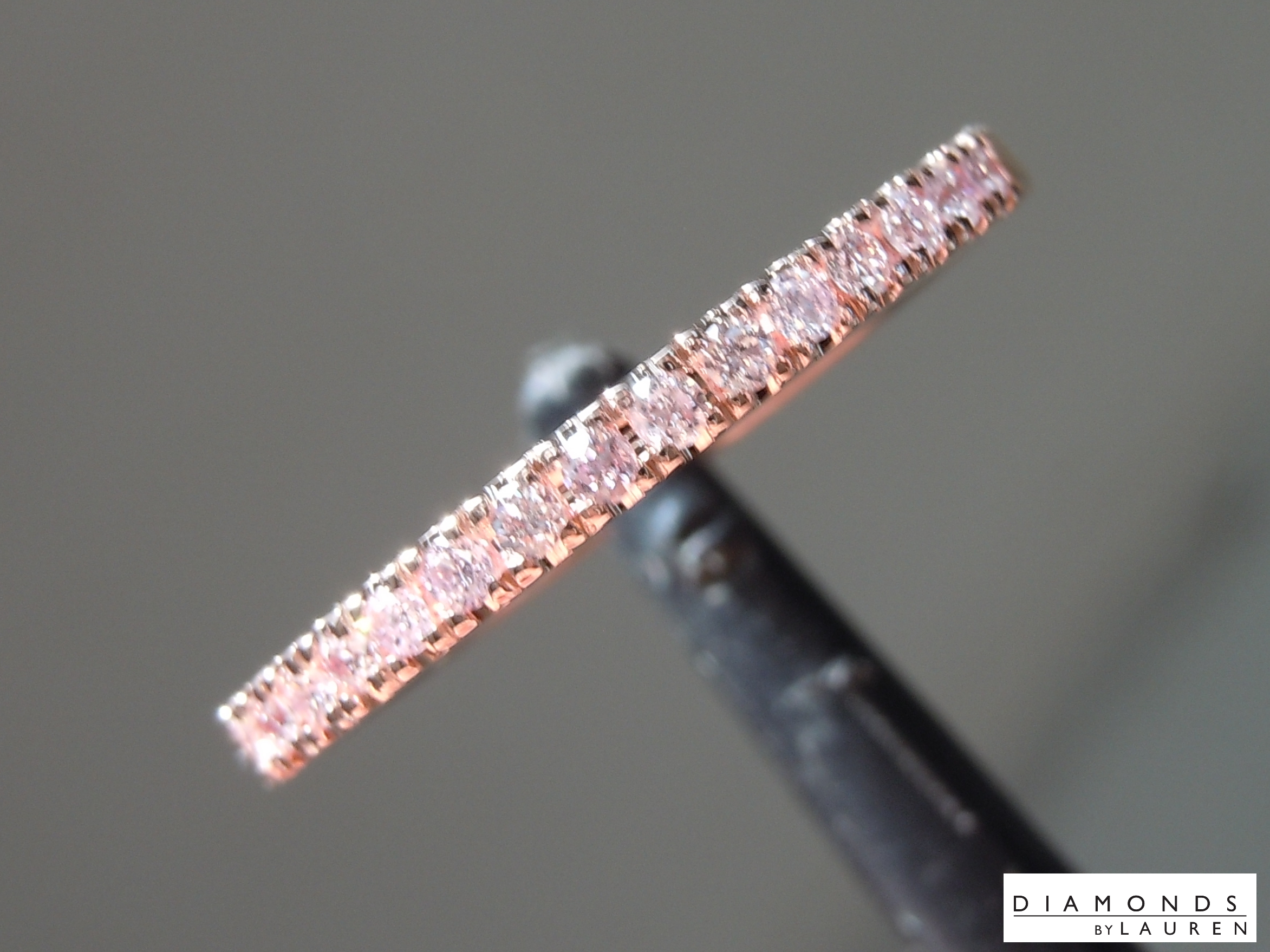 light pink diamond ring