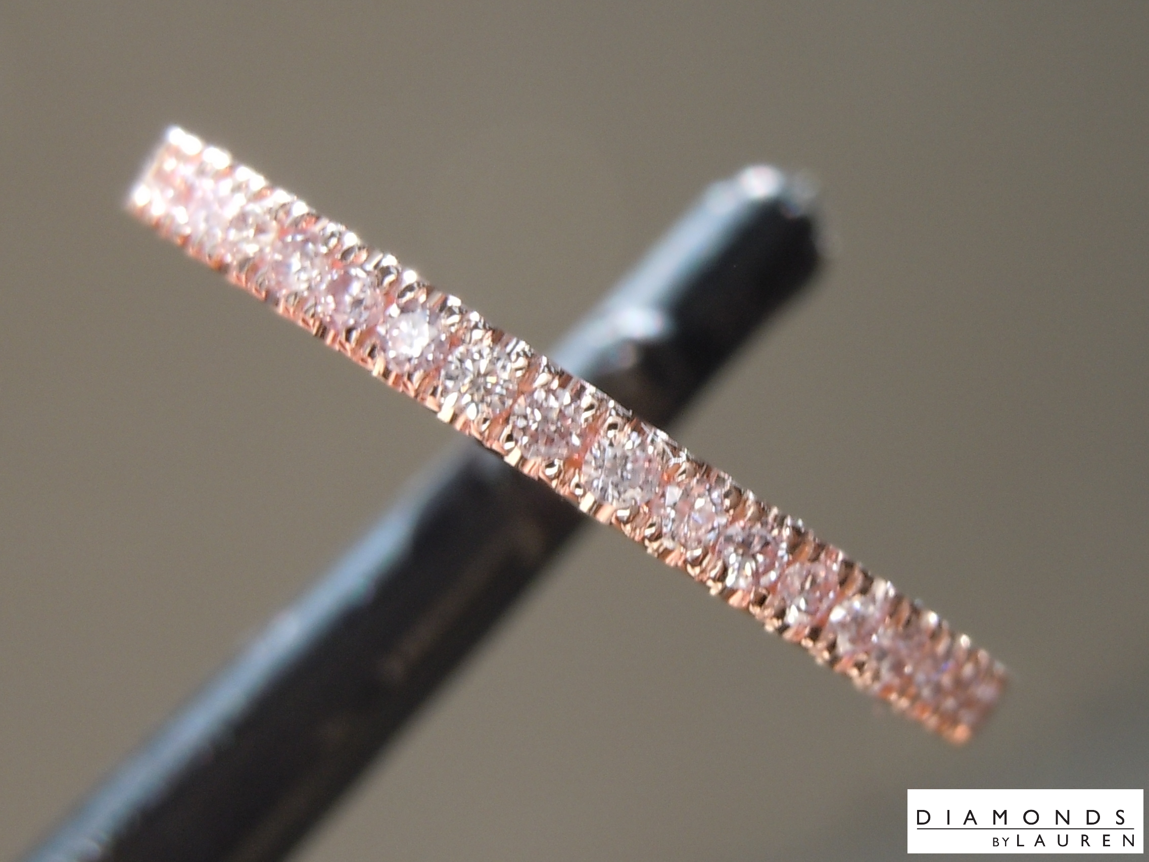 natural pink diamond ring