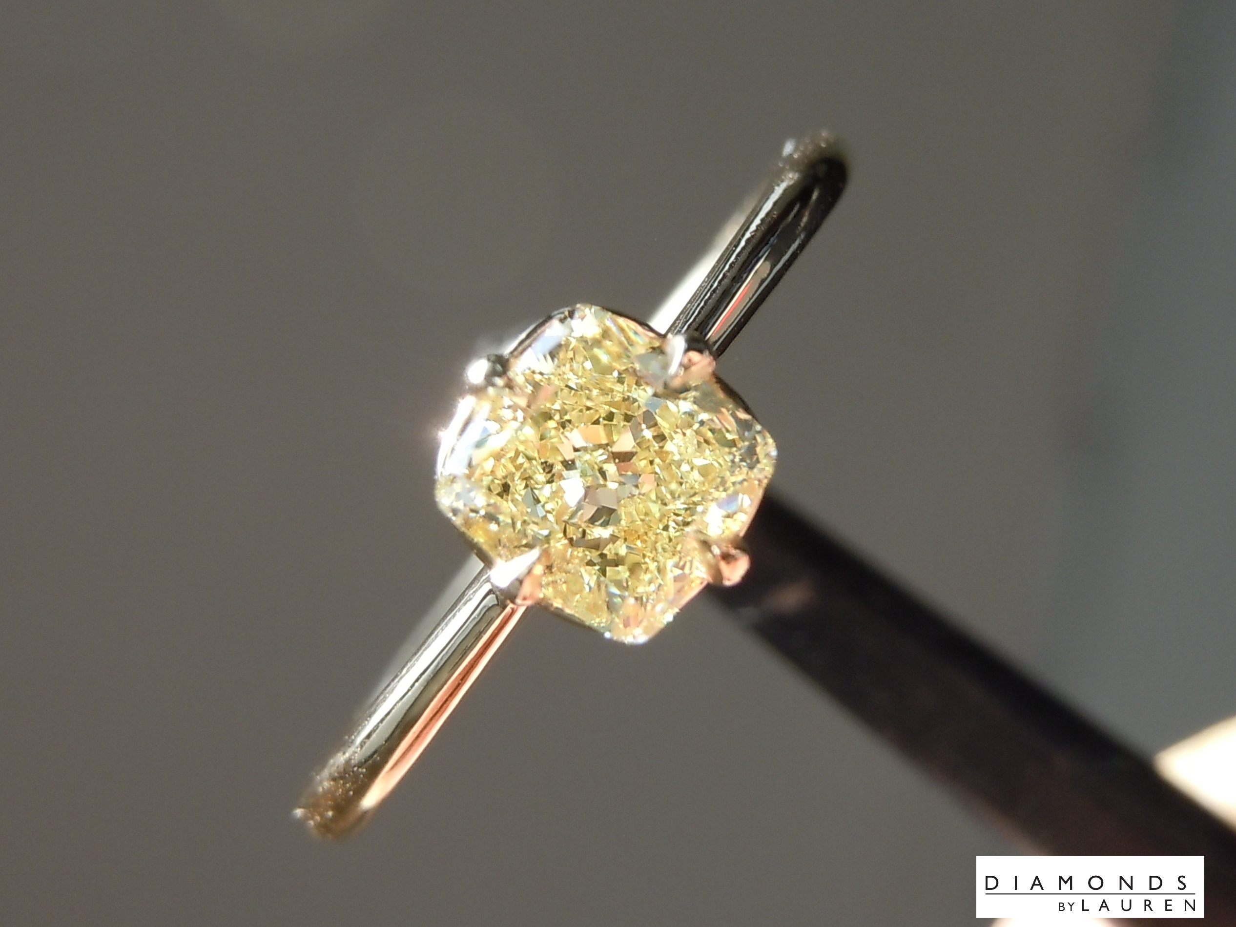 yellow diamond ring