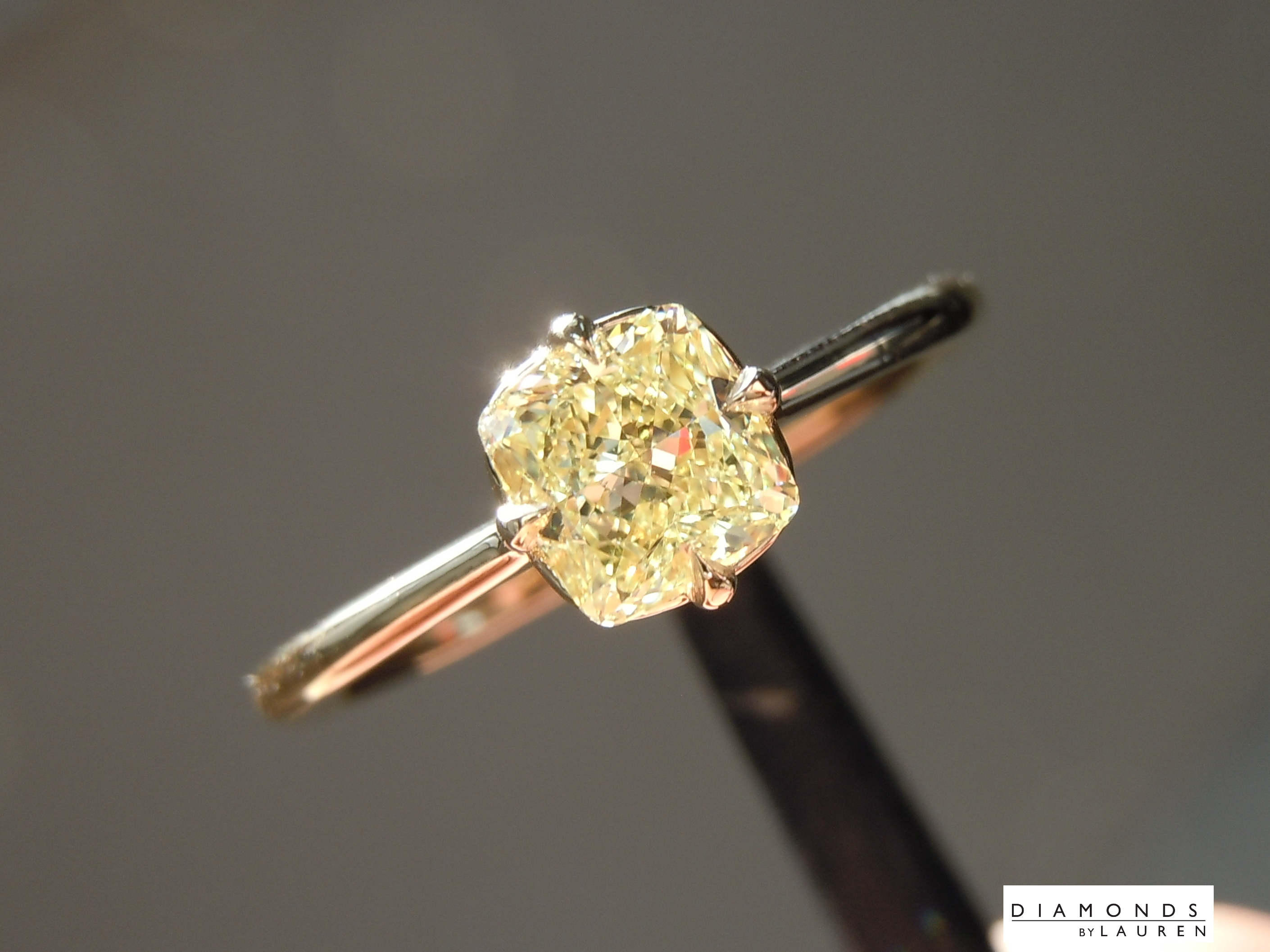 yellow diamond ring
