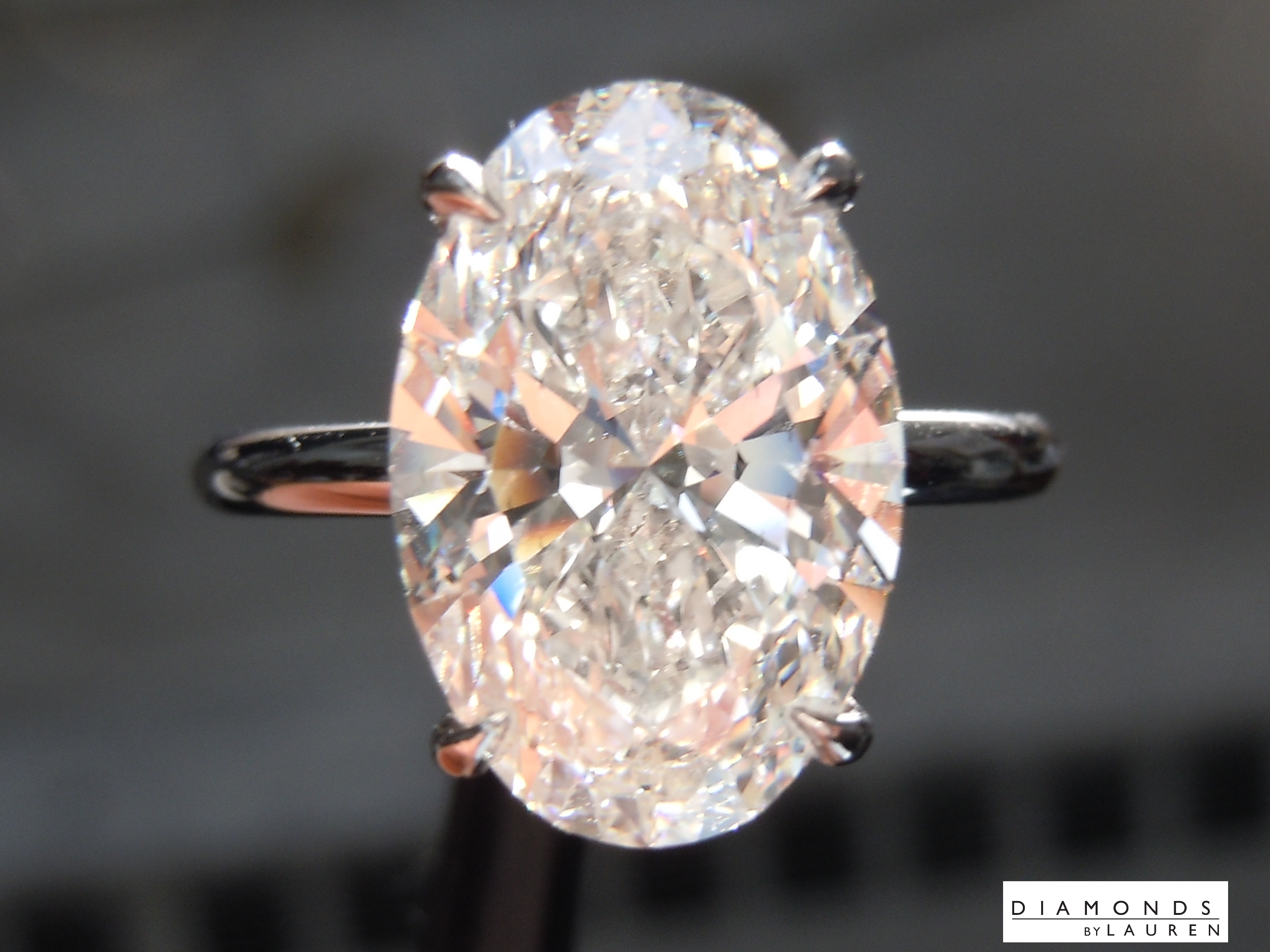 lab diamond ring
