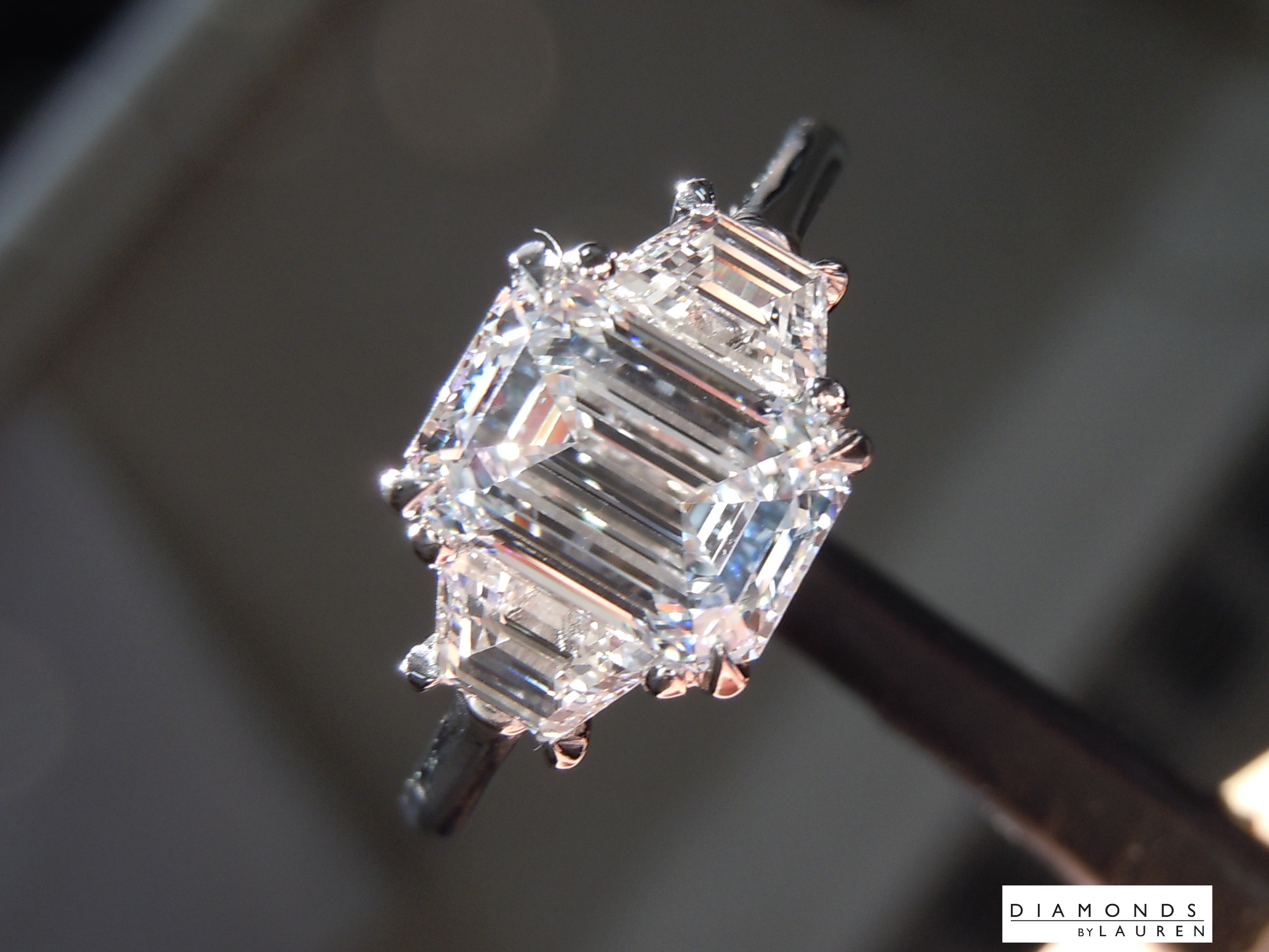 blue diamond ring