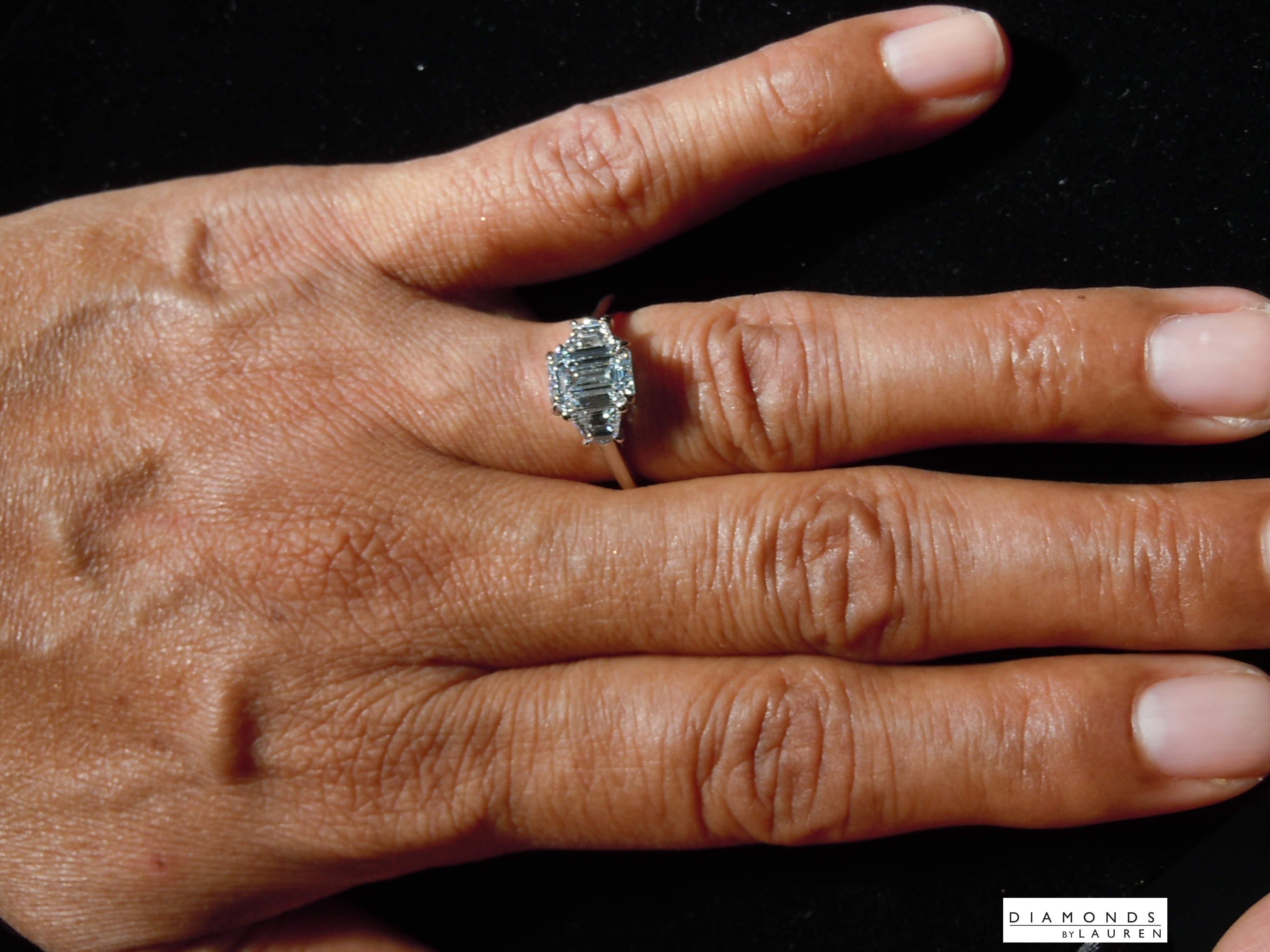 lab diamond ring