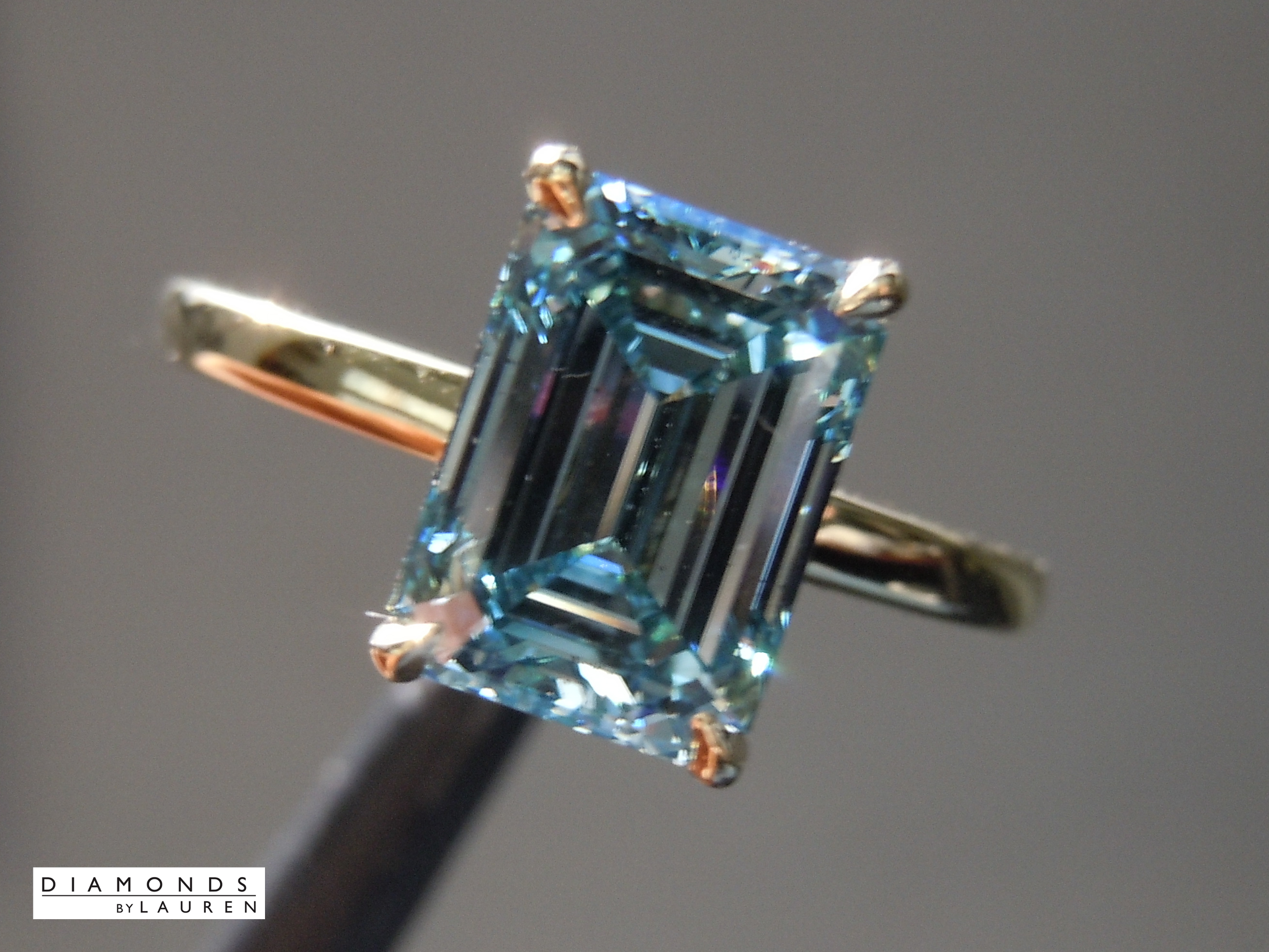 lab diamond ring