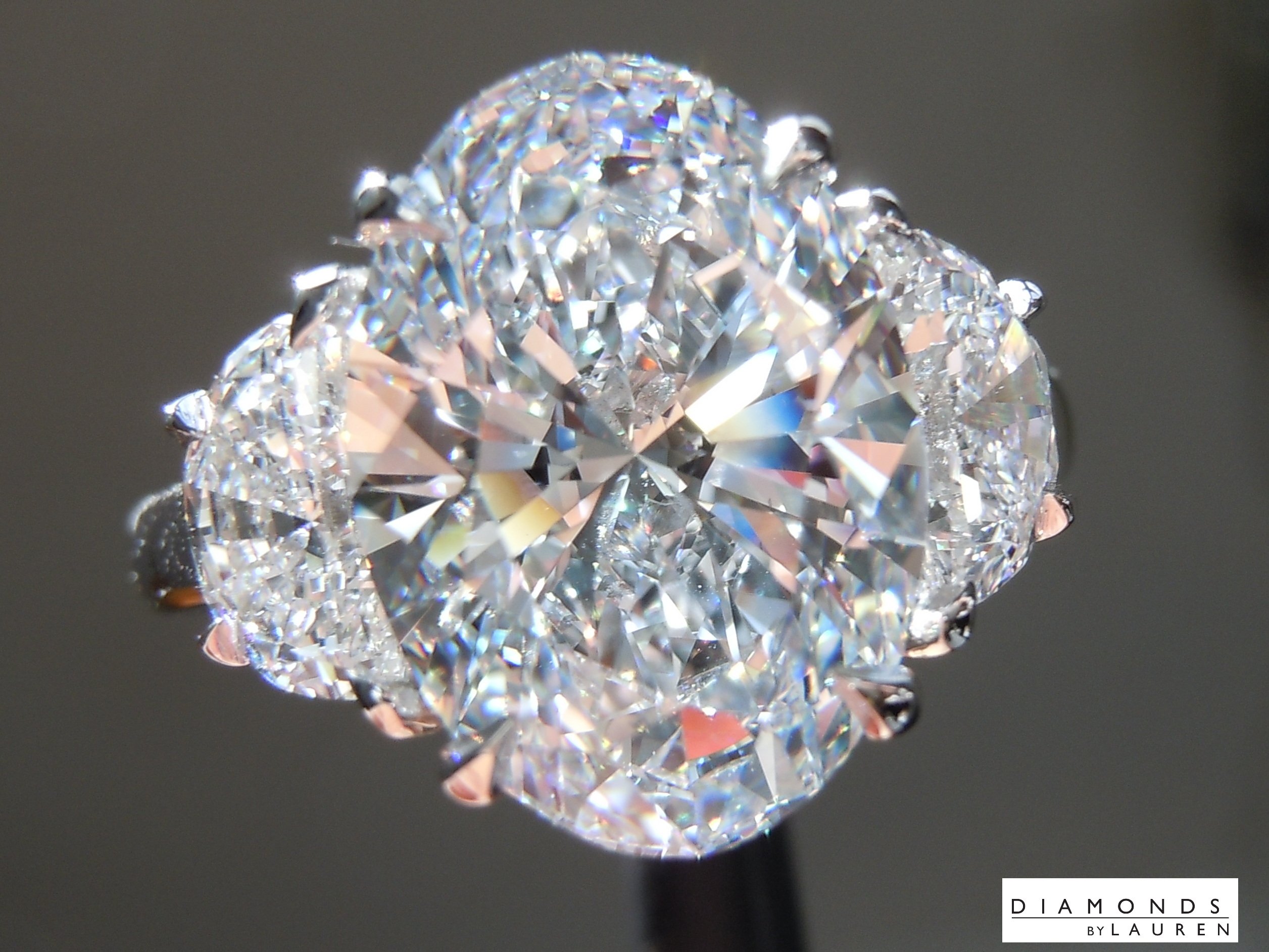 lab diamond ring
