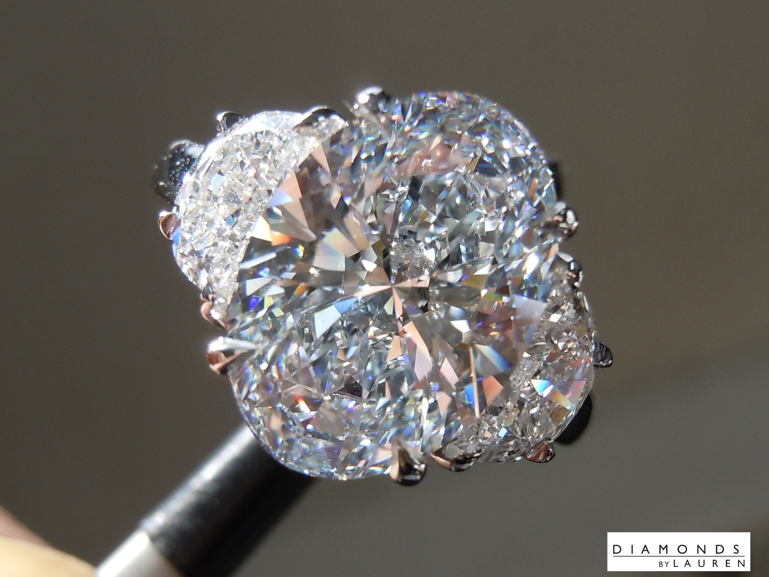 lab diamond ring