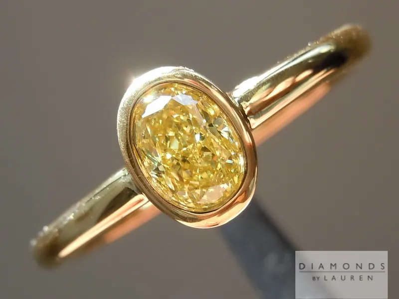 caary yellow diamond ring