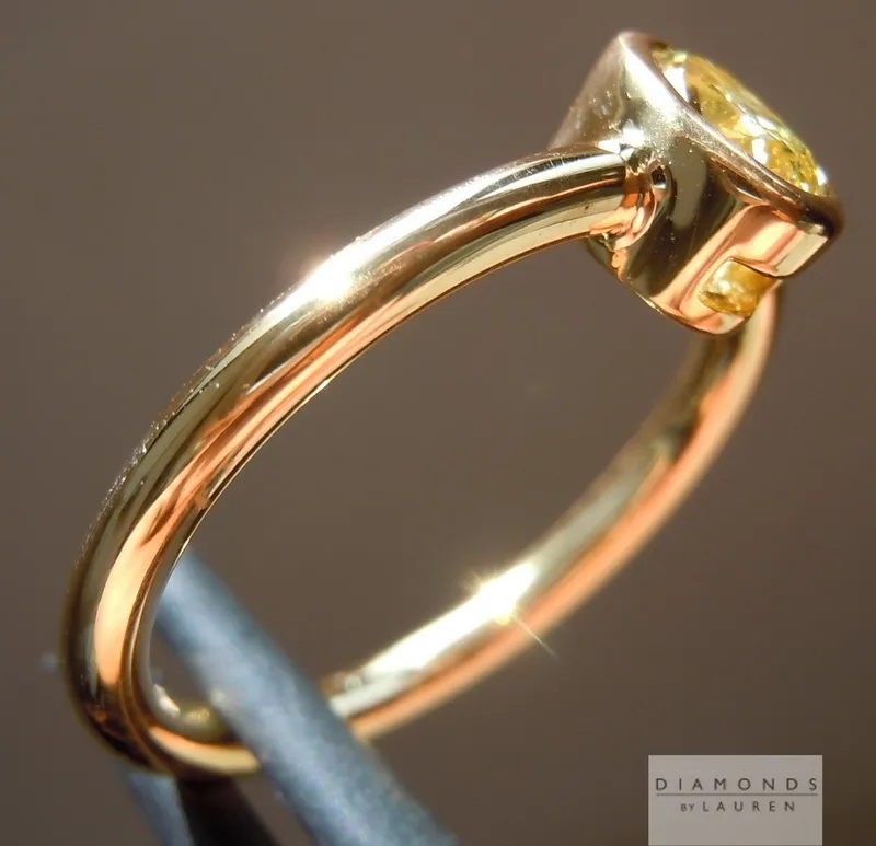 yellow diamond ring