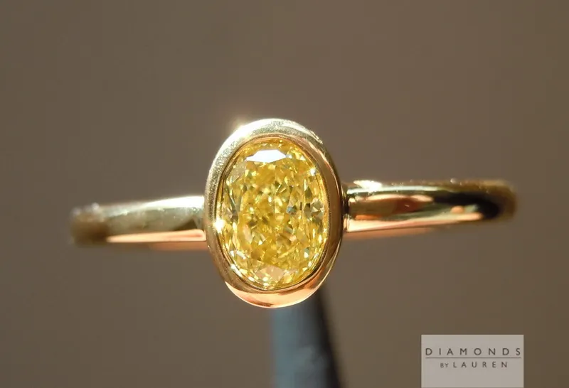 caary yellow diamond ring