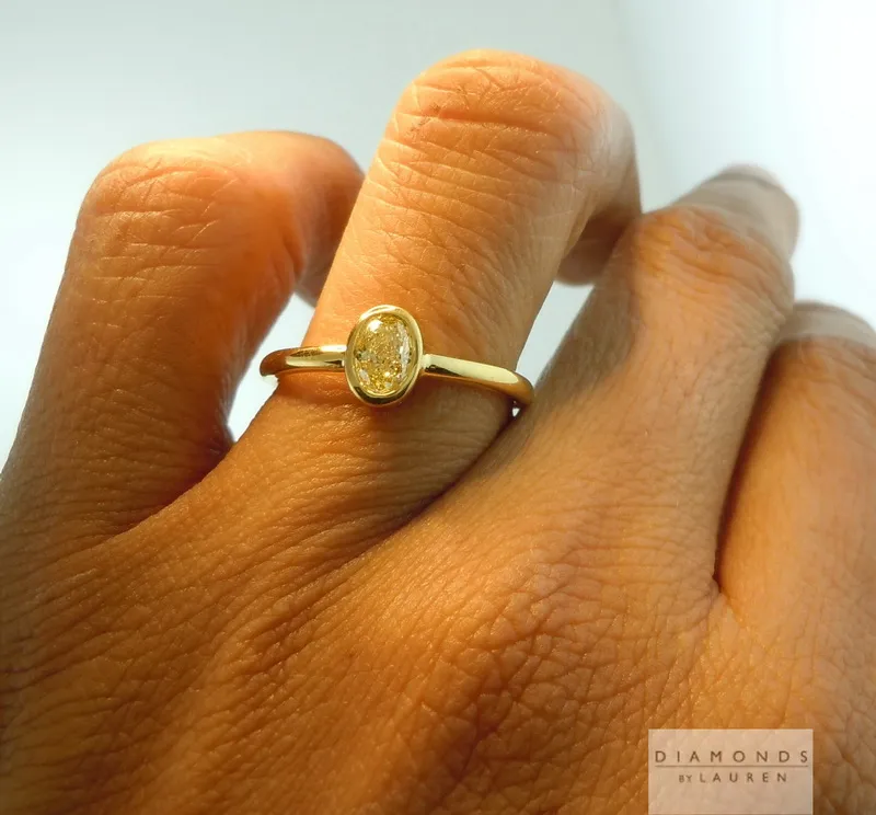 yellow diamond ring