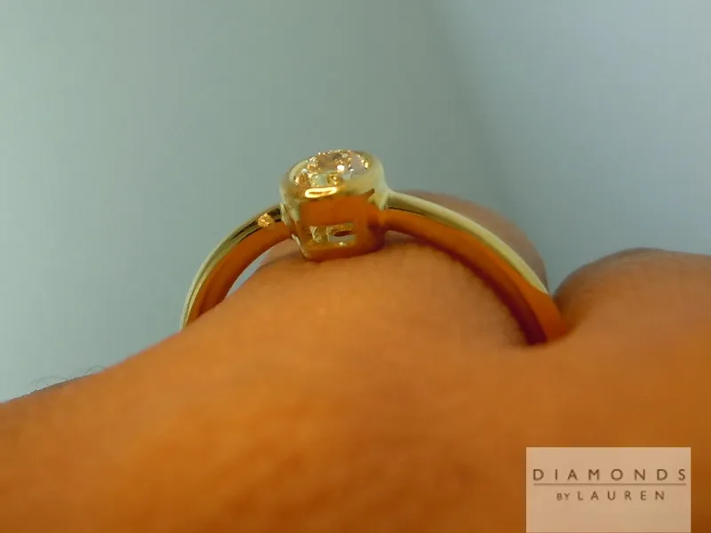 caary yellow diamond ring